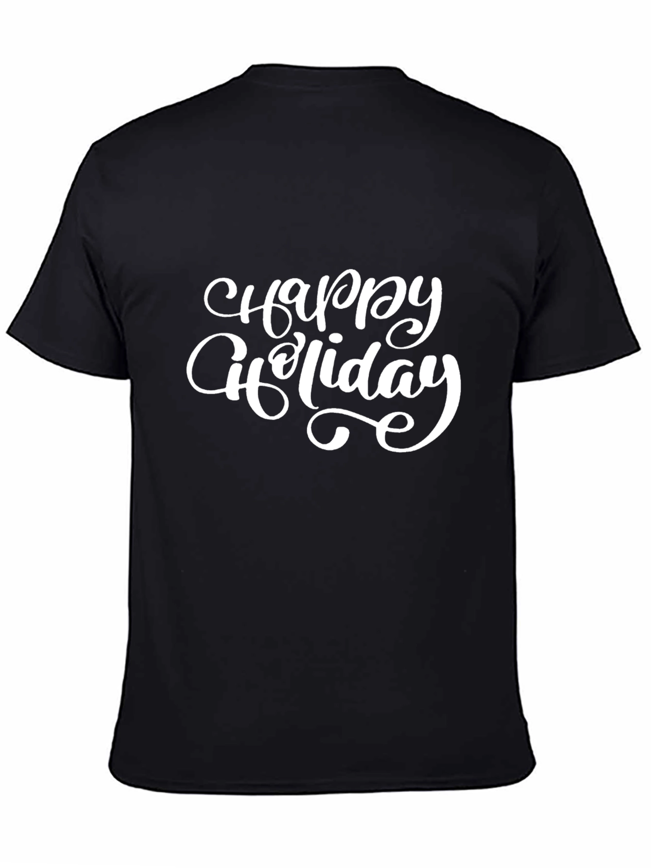 Happy Holiday Graphic Tee - Unisex Soft Cotton T-Shirt