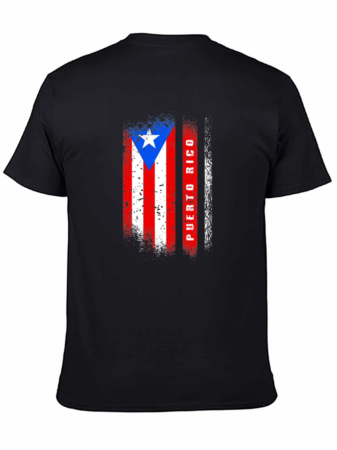 Puerto Rico Flag T-Shirt - Distressed Graphic Tee