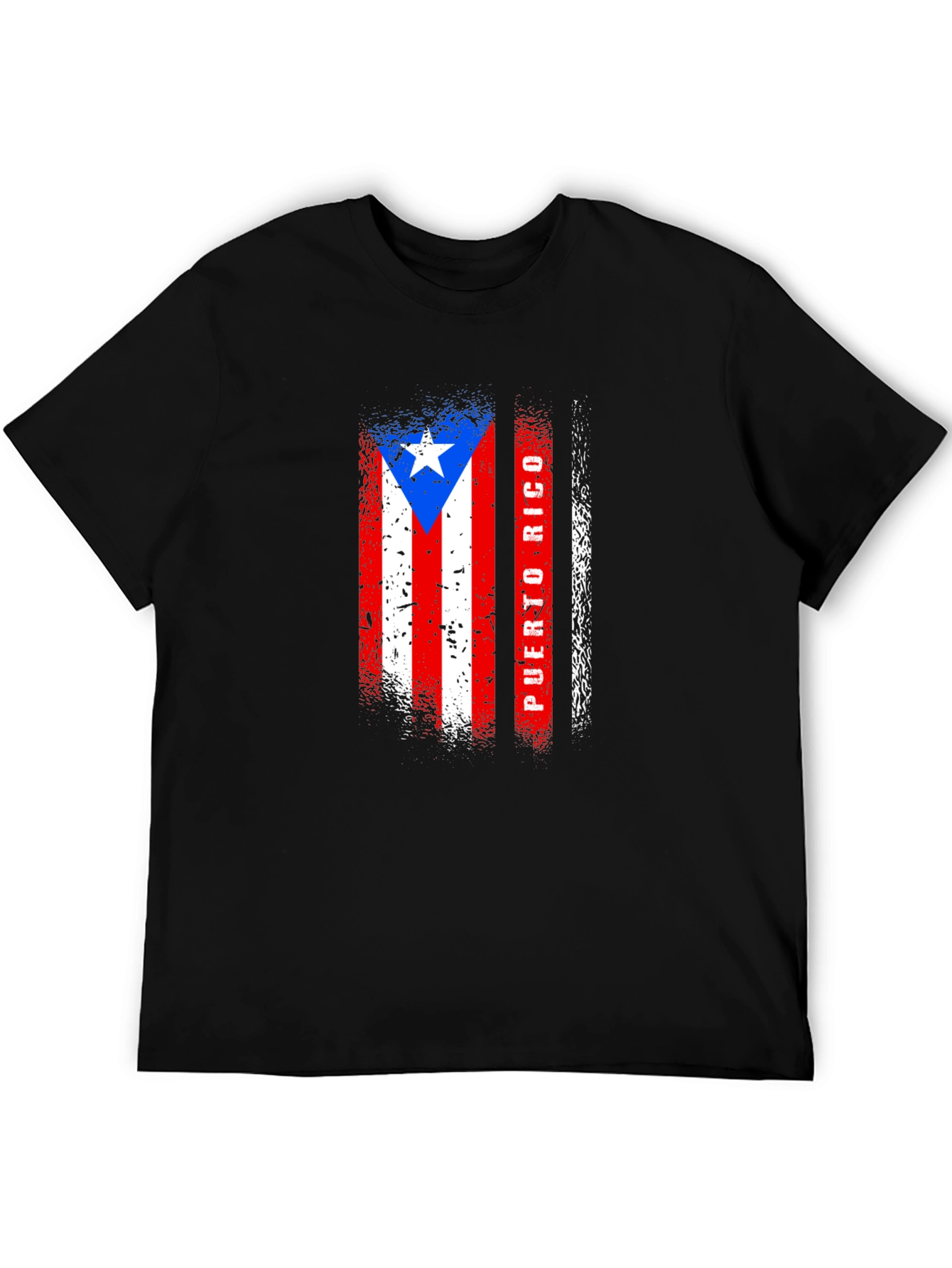 Puerto Rico Flag T-Shirt - Distressed Graphic Tee