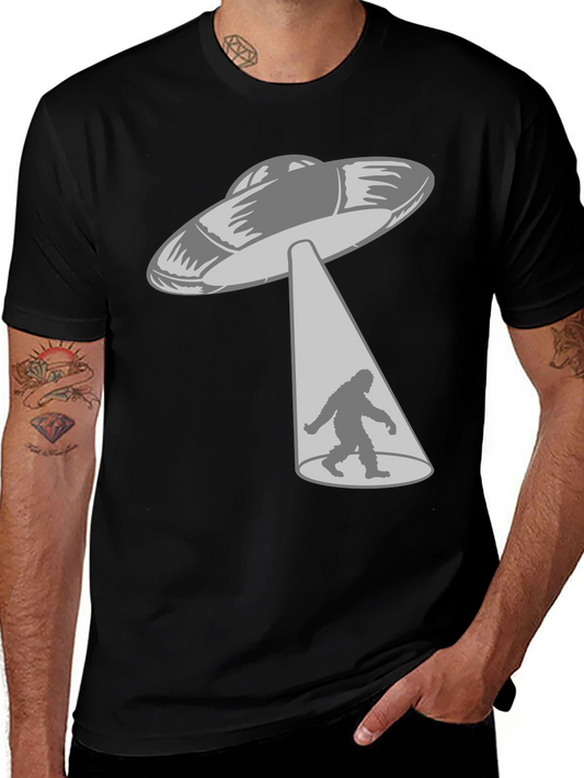 UFO Abduction Bigfoot T-Shirt