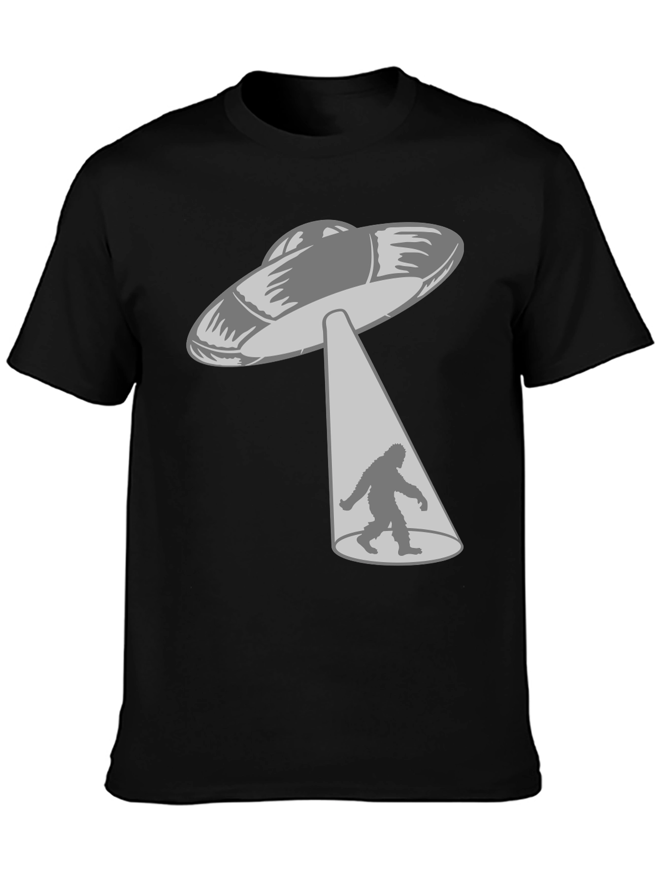 UFO Abduction Bigfoot T-Shirt
