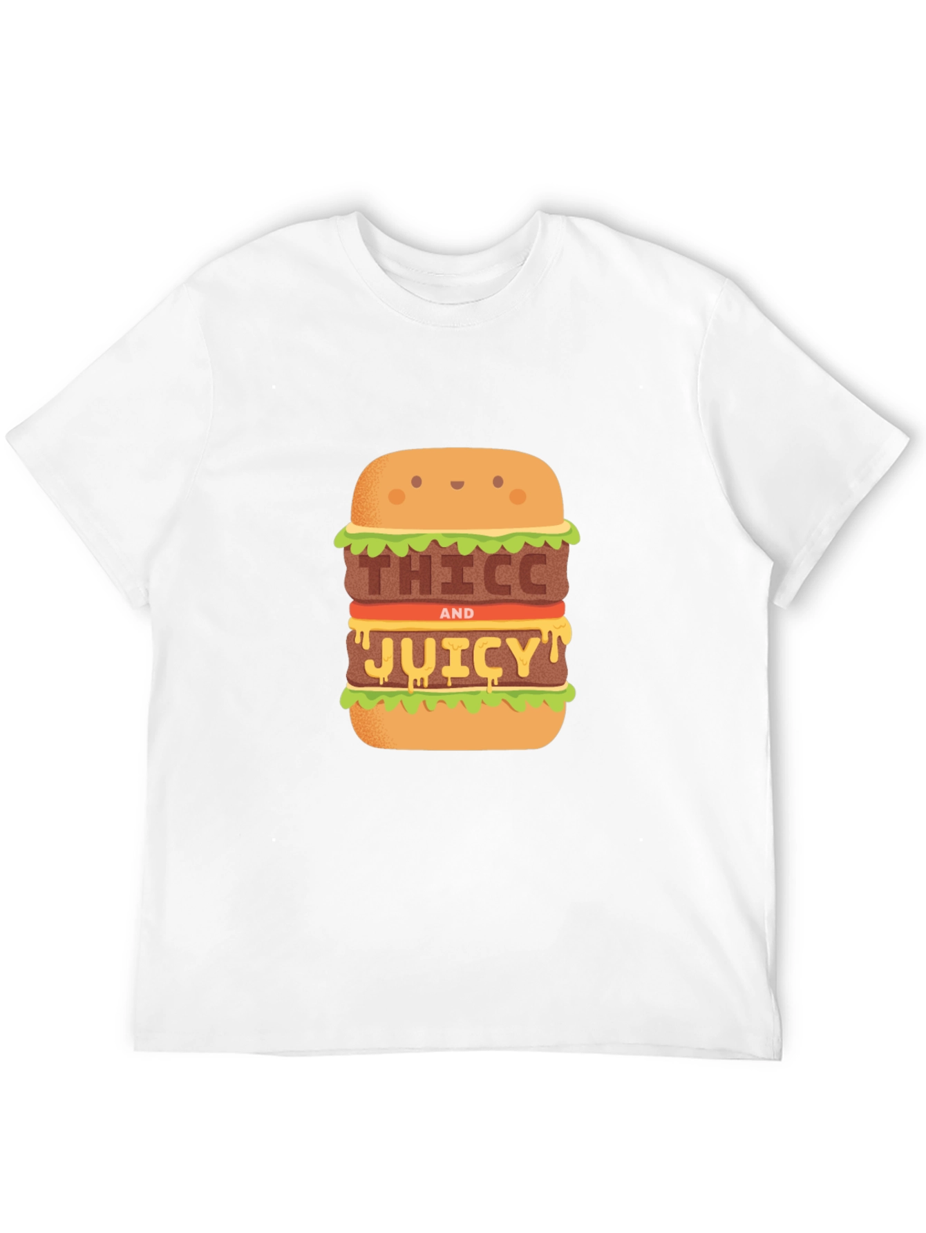 Thiccc and Juicy Burger Graphic Tee