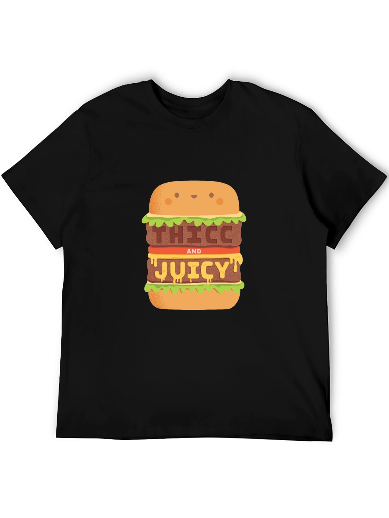 Thiccc and Juicy Burger Graphic Tee