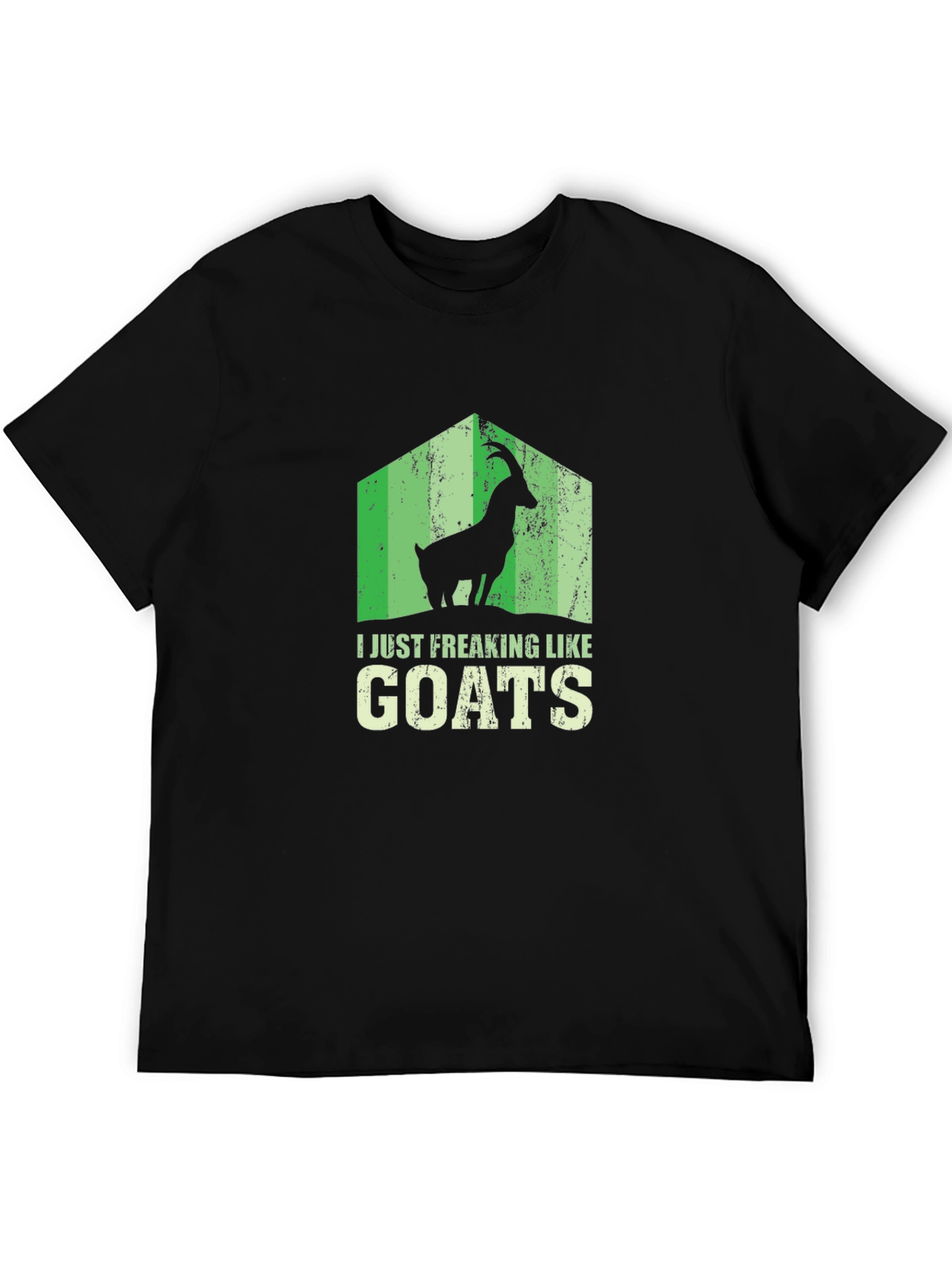 I Just Freaking Like Goats Black T-Shirt