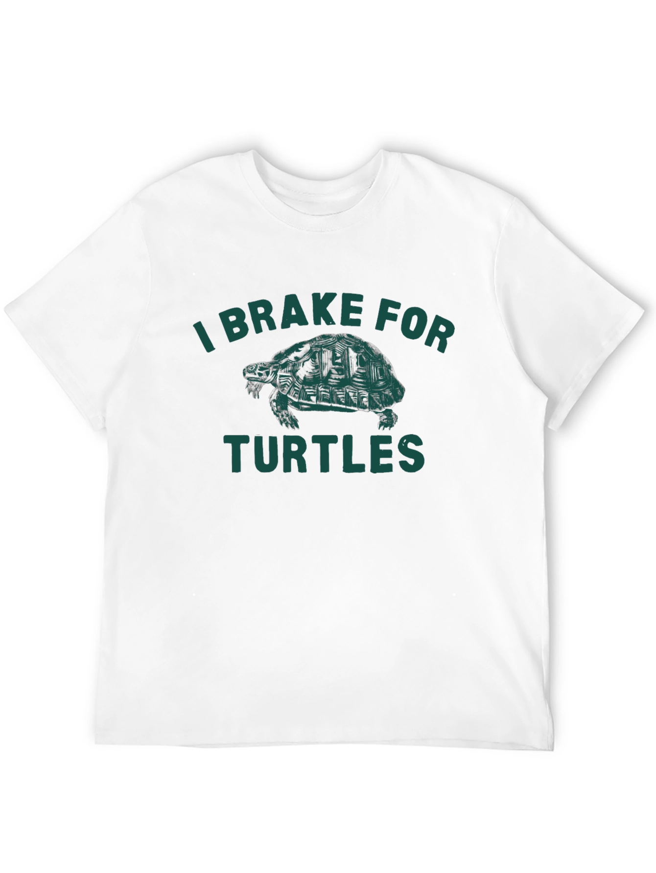 I Brake For Turtles Graphic Tee - Black