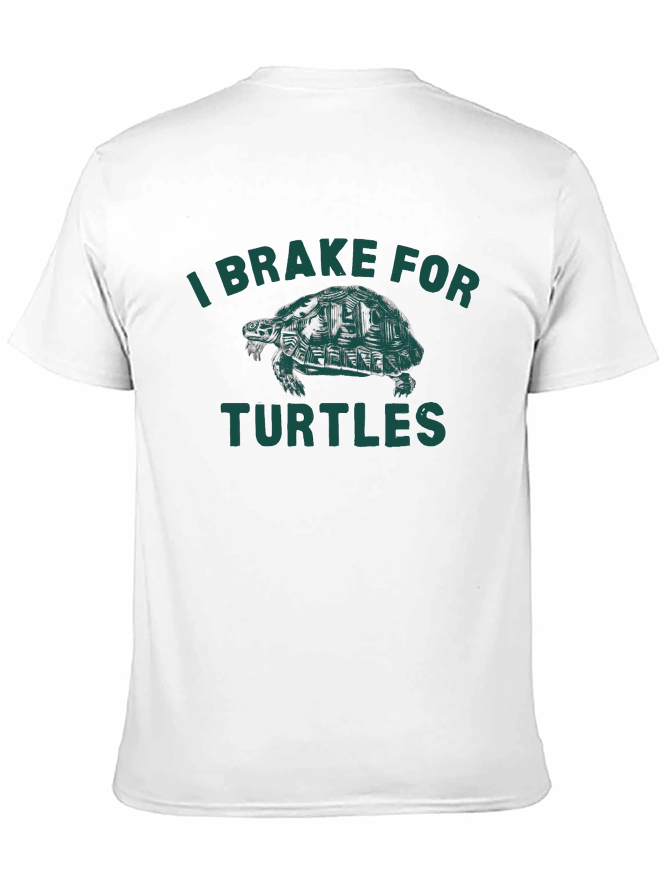 I Brake For Turtles Graphic Tee - Black