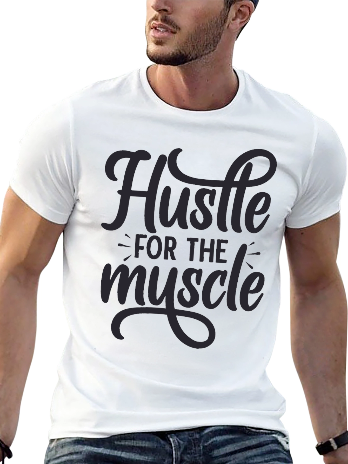 Hustle for the Muscle Graphic Tee