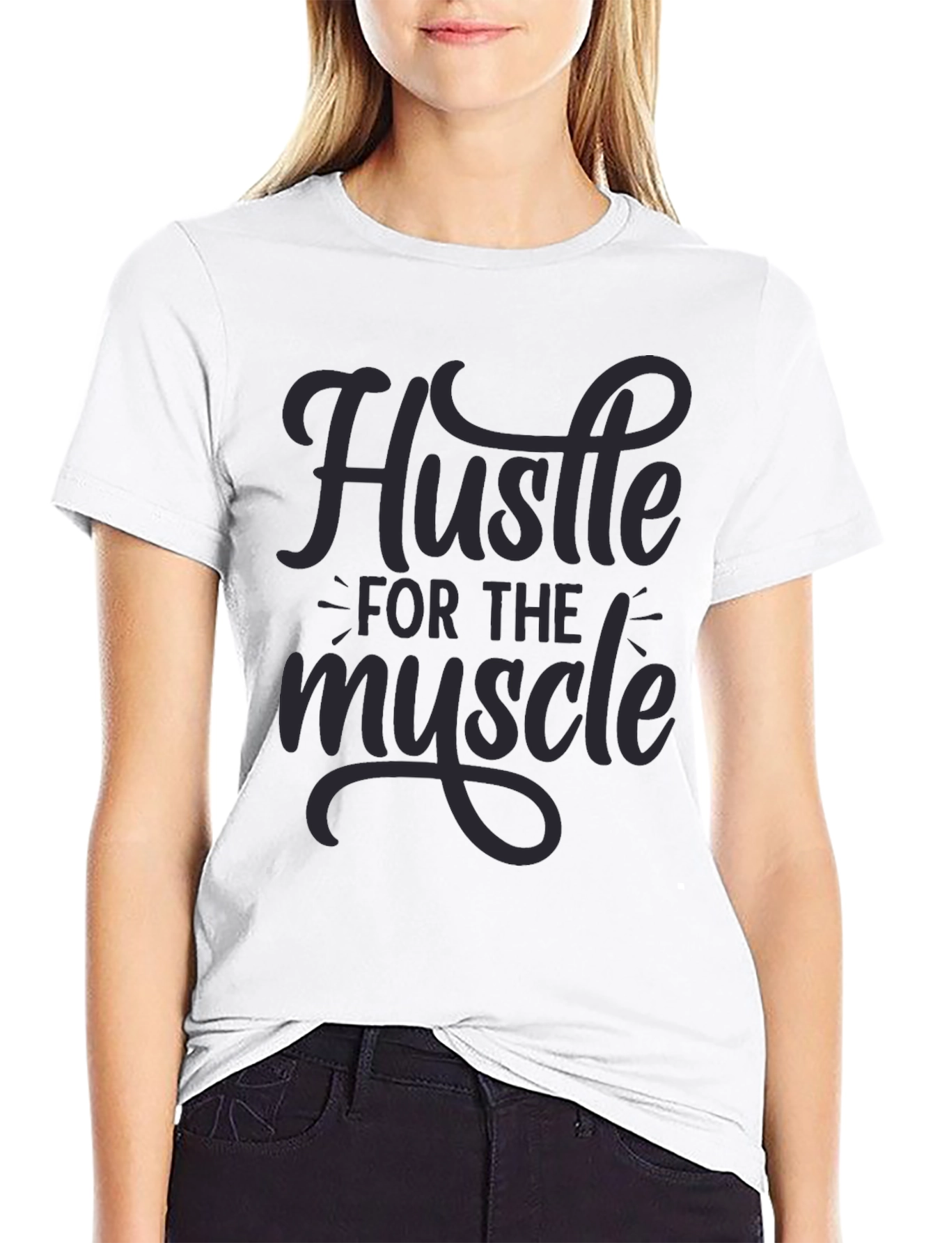 Hustle for the Muscle Graphic Tee
