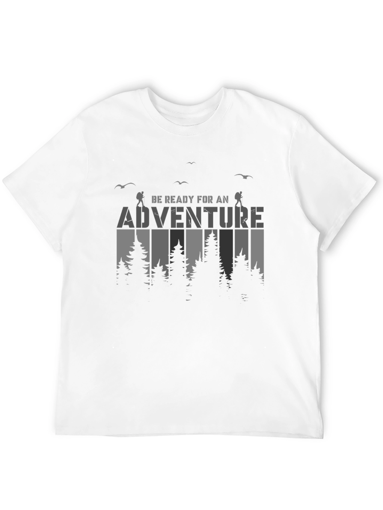 Adventure Ready Black Graphic Tee