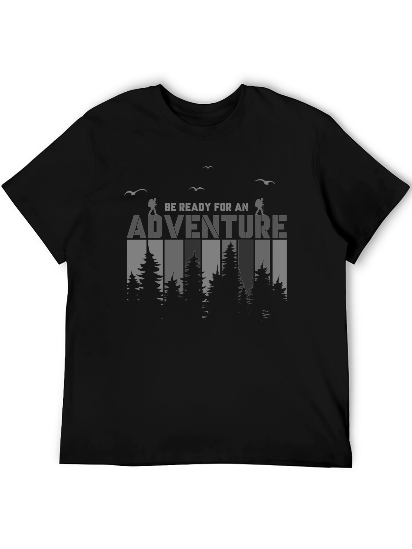 Adventure Ready Black Graphic Tee