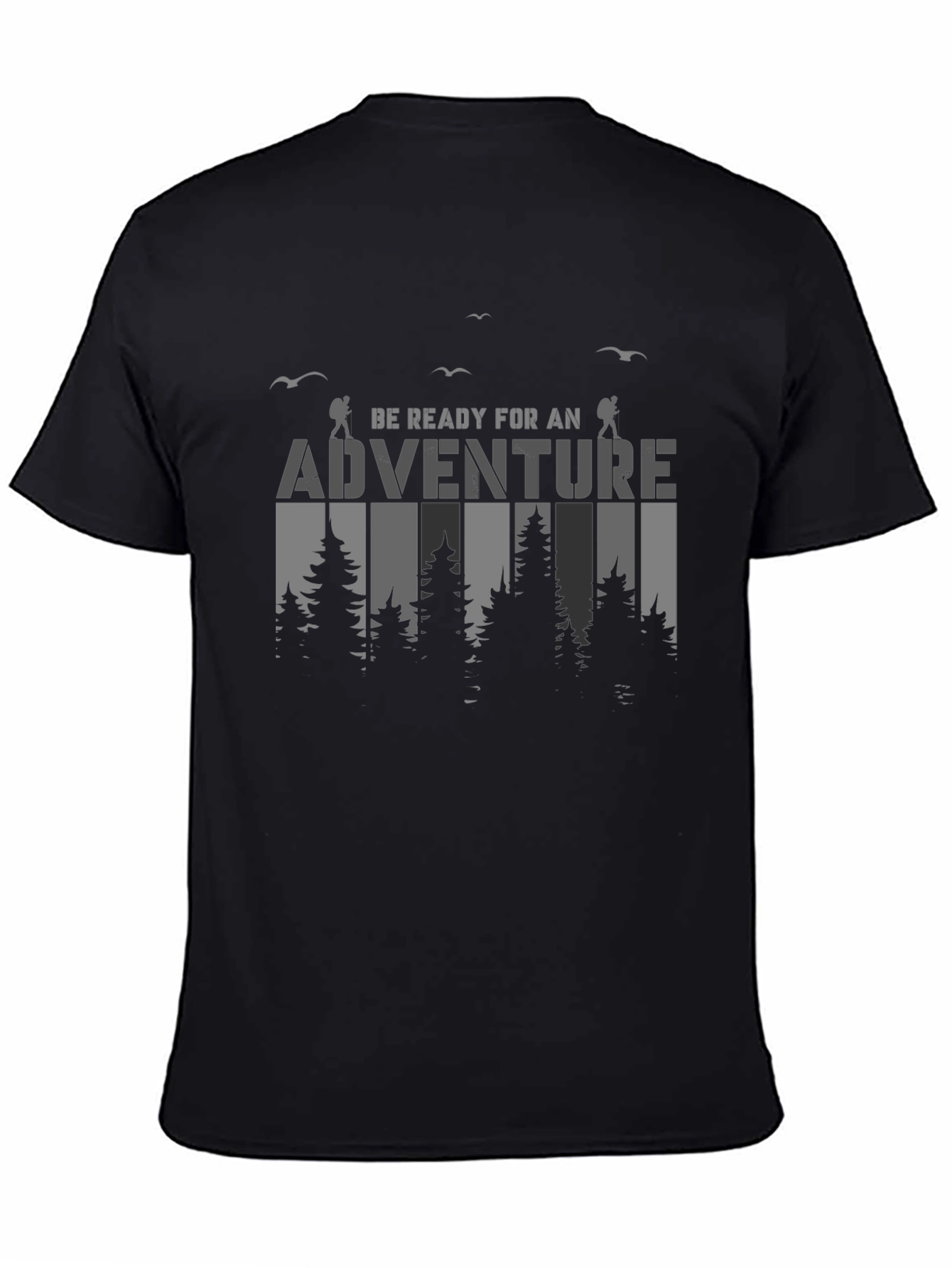 Adventure Ready Black Graphic Tee