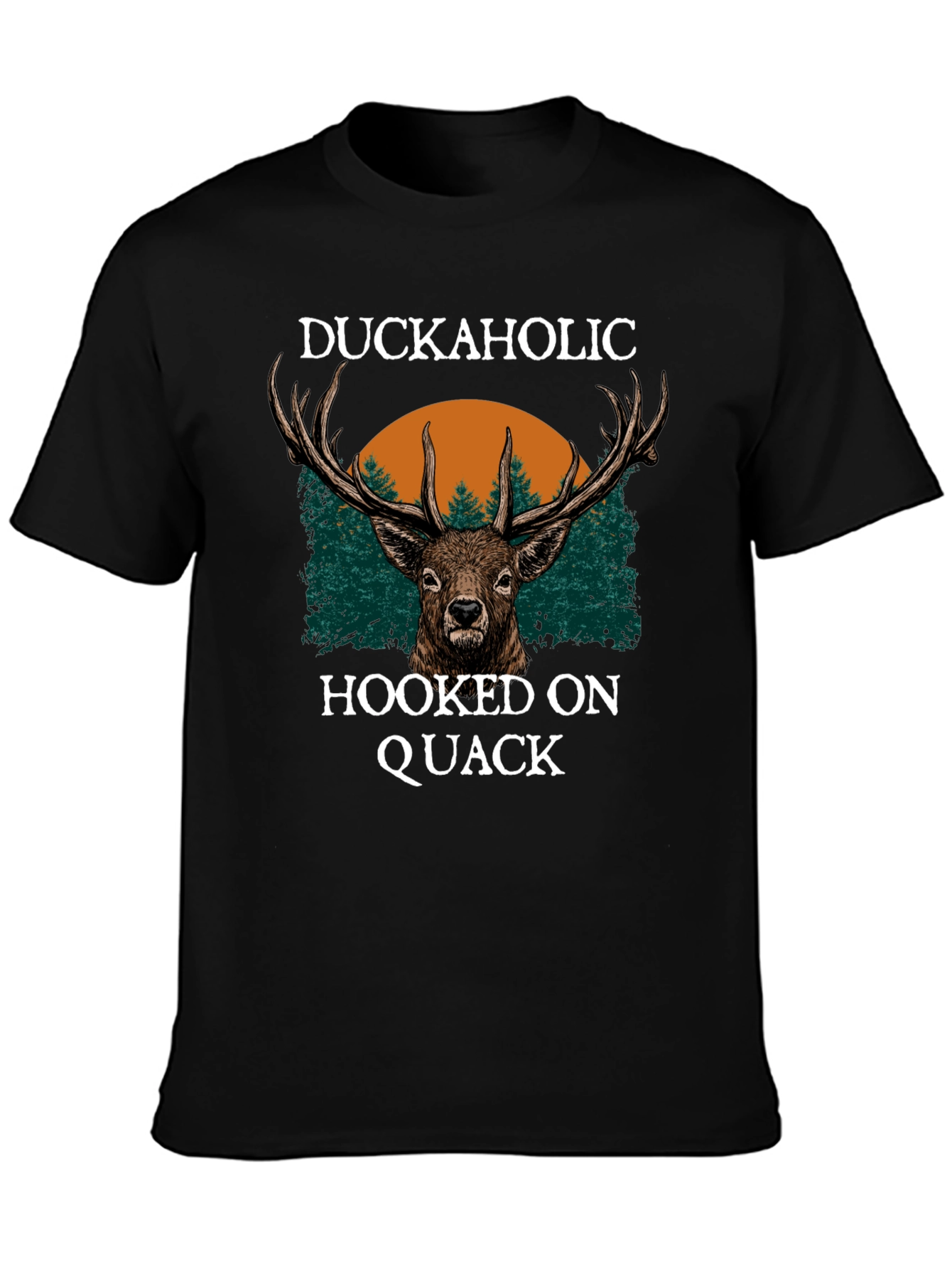 Duckaholic Deer Graphic Tee