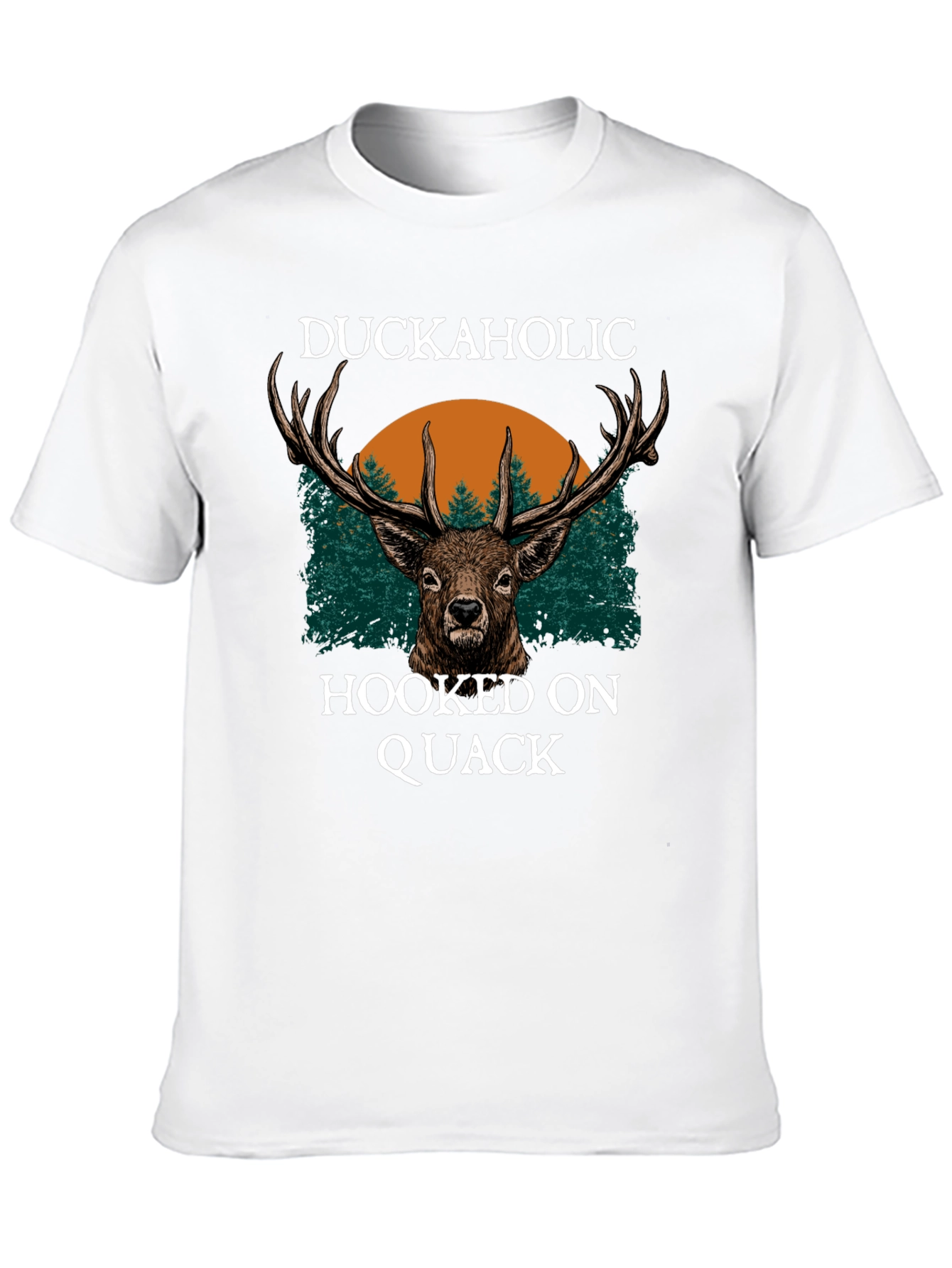 Duckaholic Deer Graphic Tee