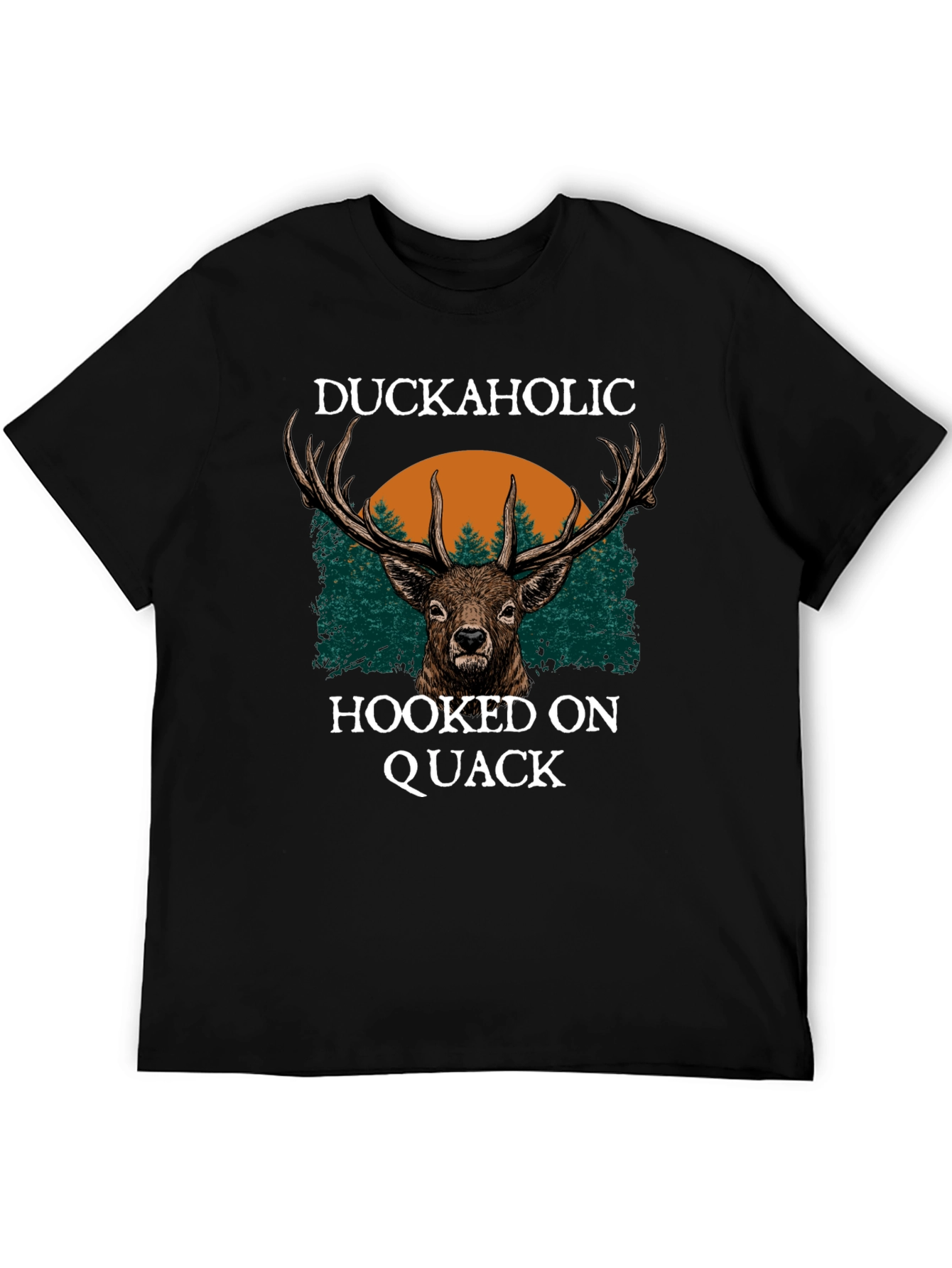 Duckaholic Deer Graphic Tee