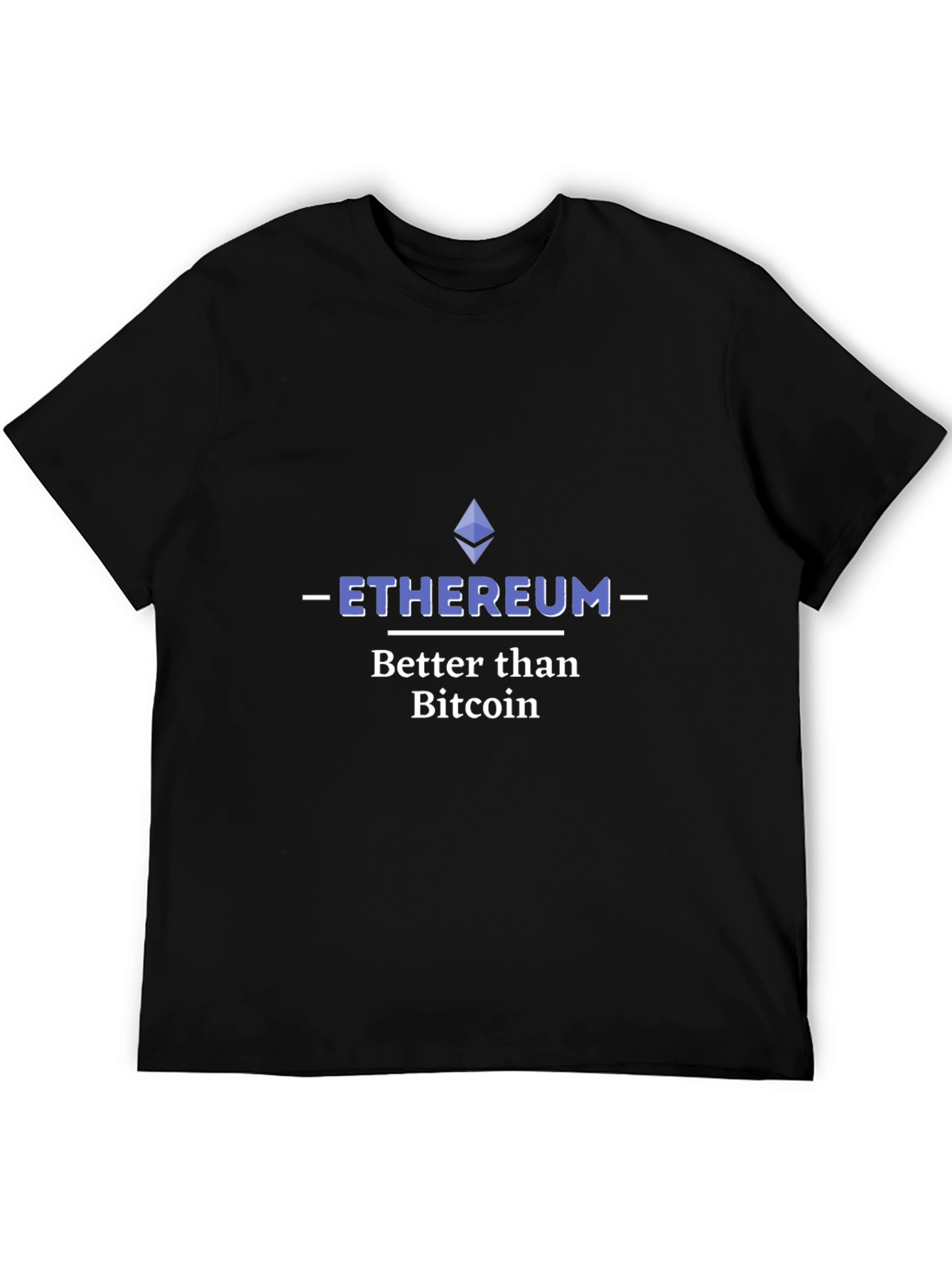 Ethereum Better Than Bitcoin Black T-Shirt