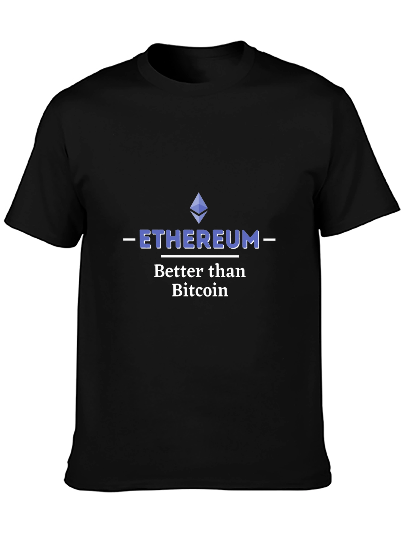 Ethereum Better Than Bitcoin Black T-Shirt