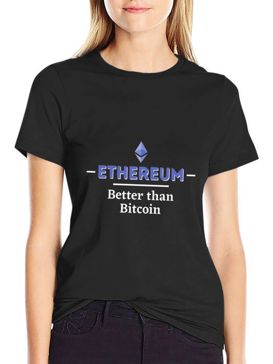 Ethereum Better Than Bitcoin Black T-Shirt