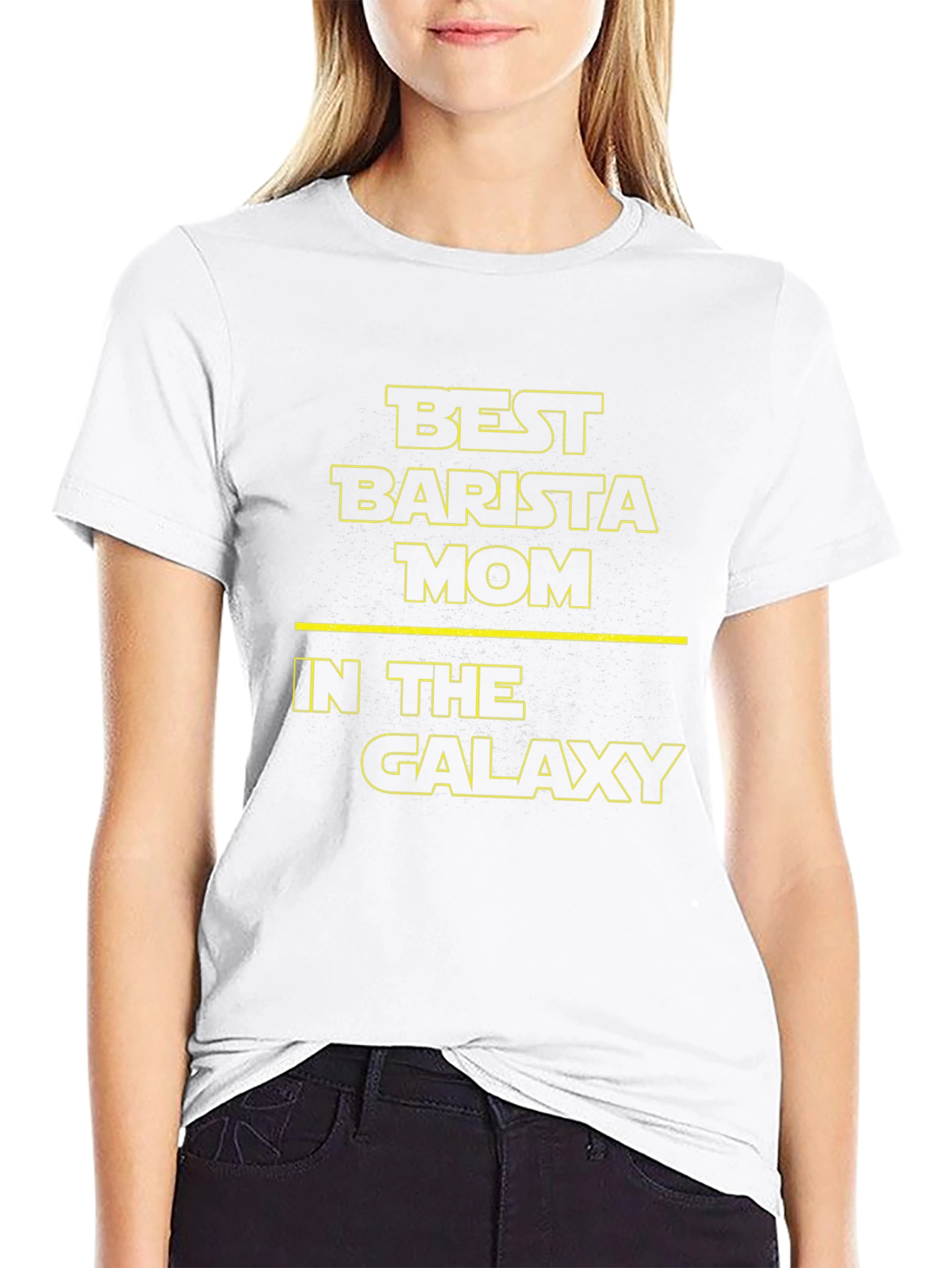Best Barista Mom T-Shirt - Galaxy Style