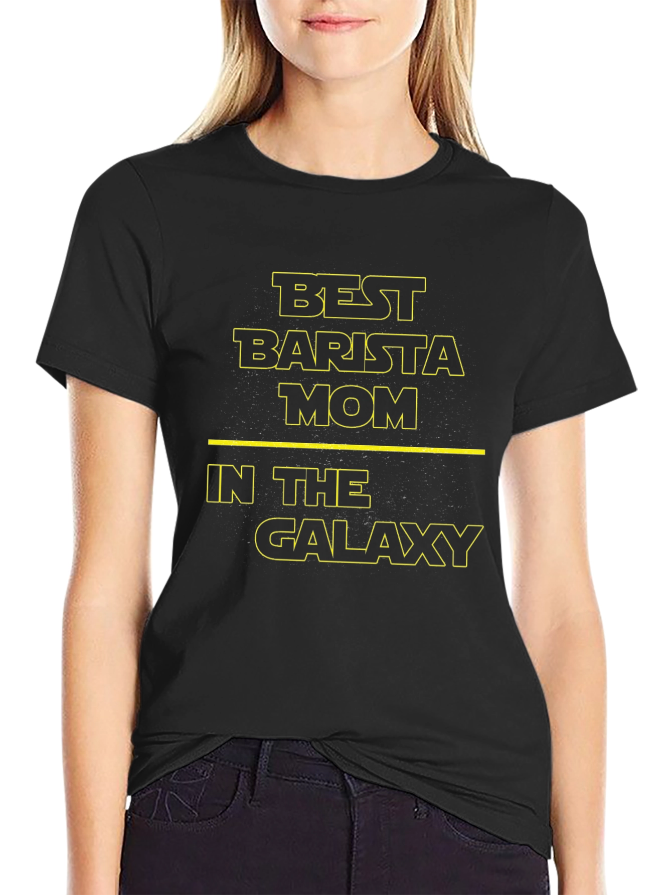 Best Barista Mom T-Shirt - Galaxy Style