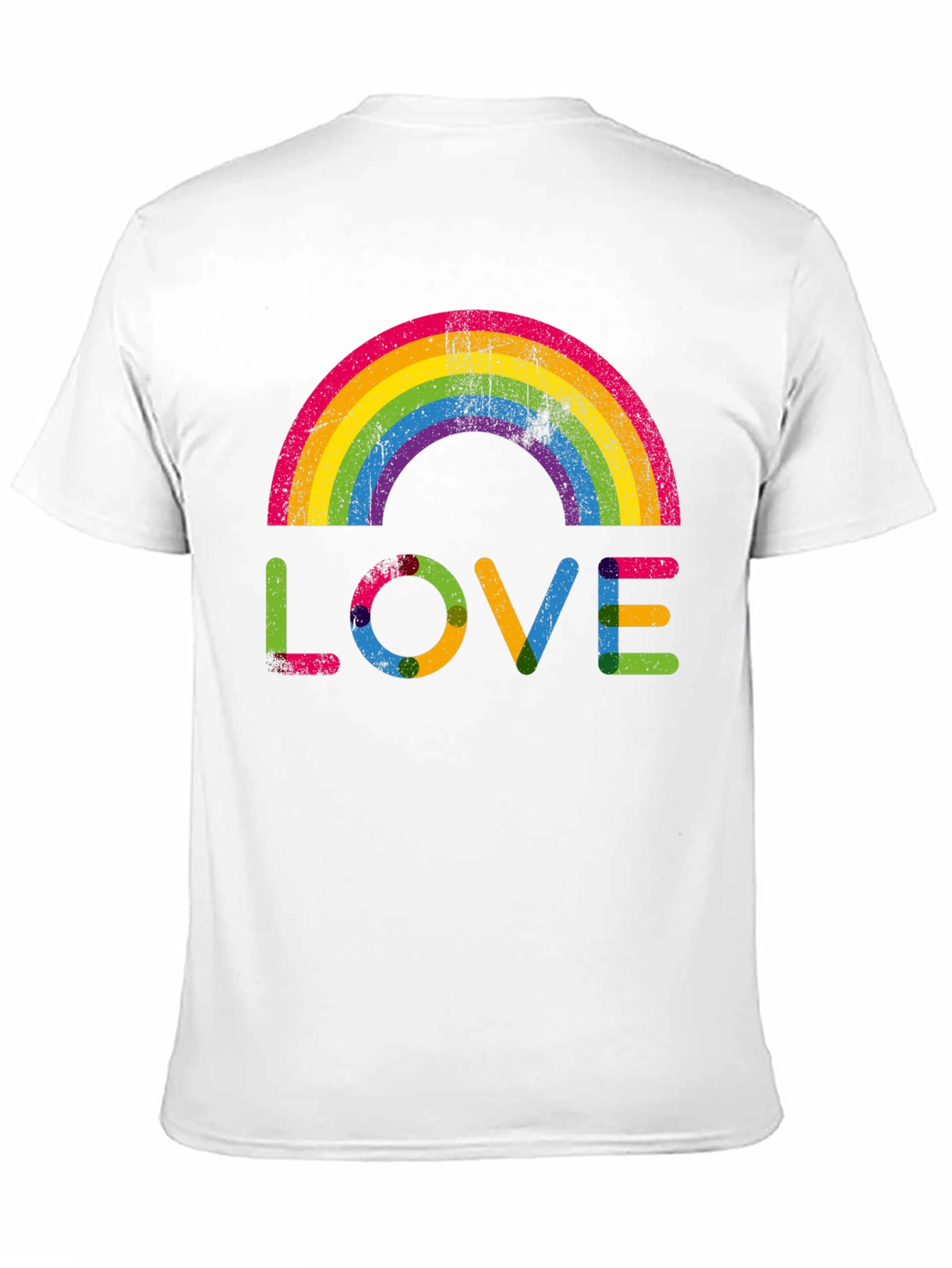Rainbow Love Graphic Tee - Pride & Positivity