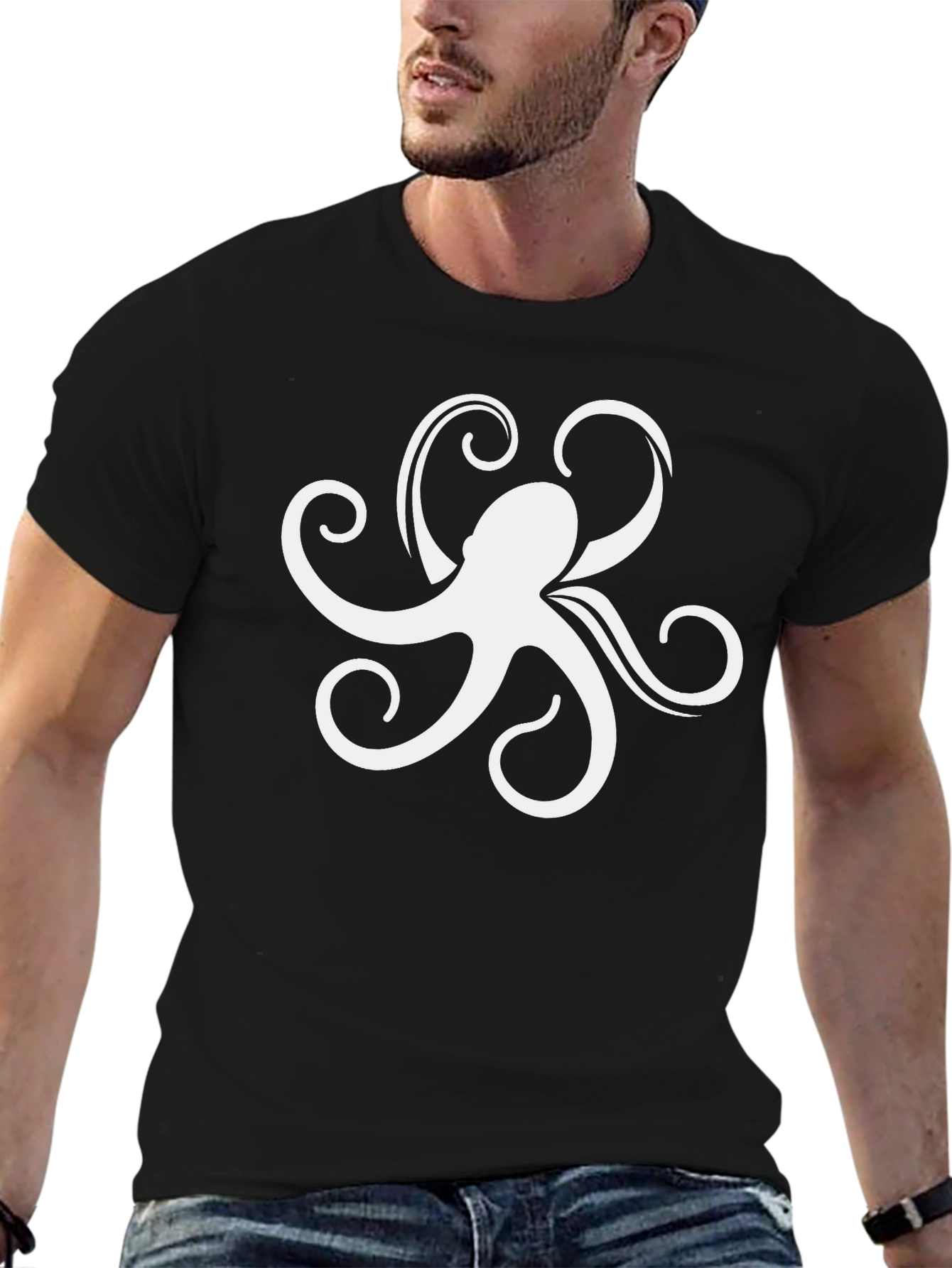 Octopus Graphic Tee - Cool Kraken Design
