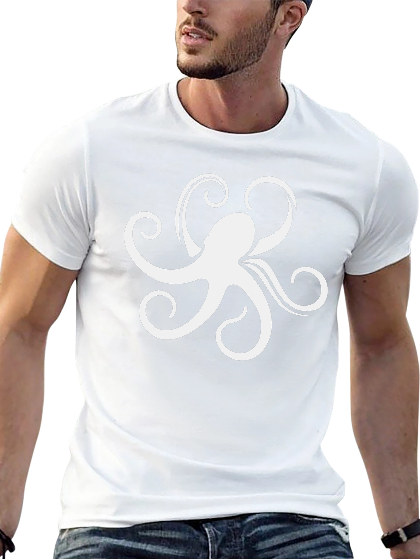 Octopus Graphic Tee - Cool Kraken Design