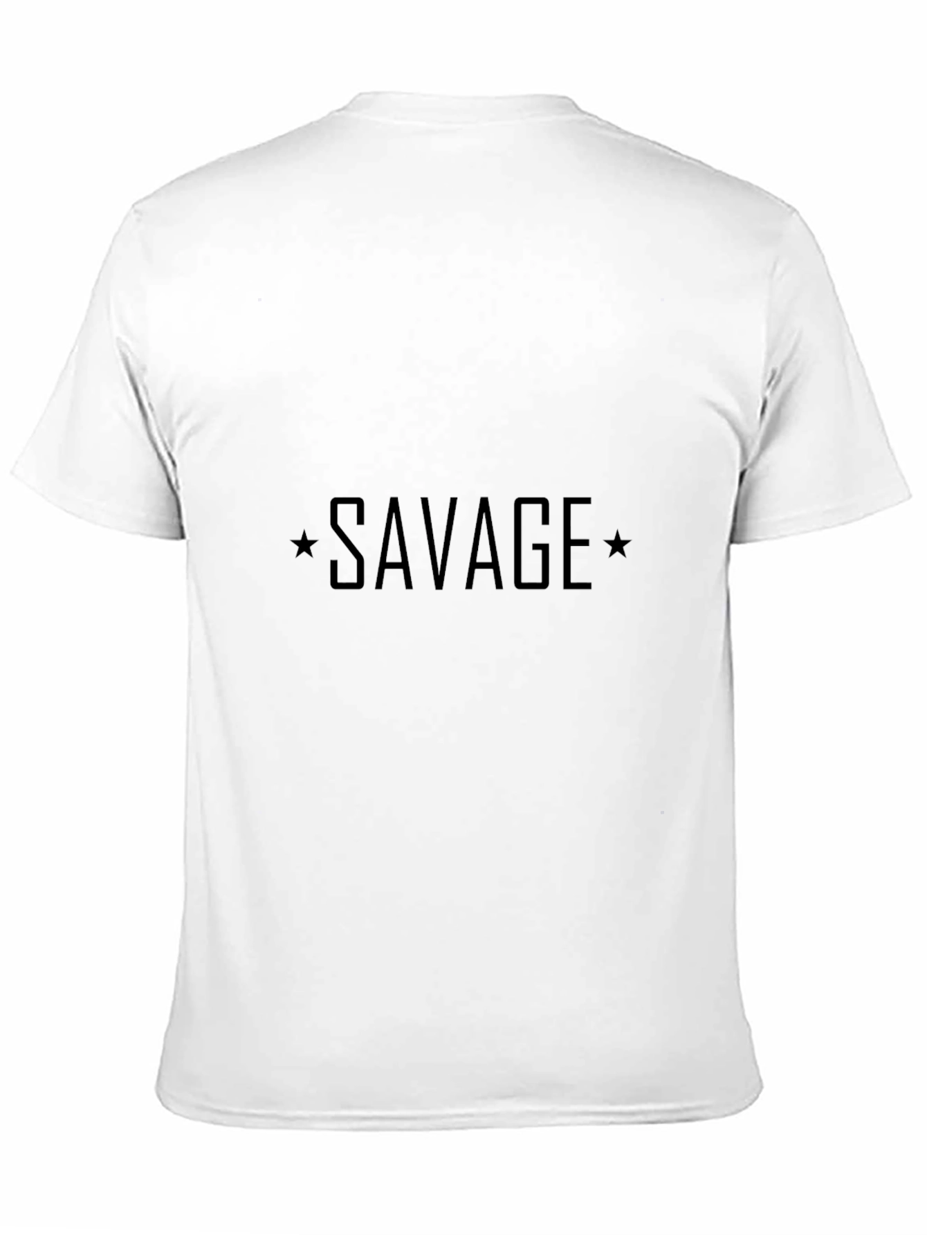 Savage Graphic Print Mens Black T-Shirt