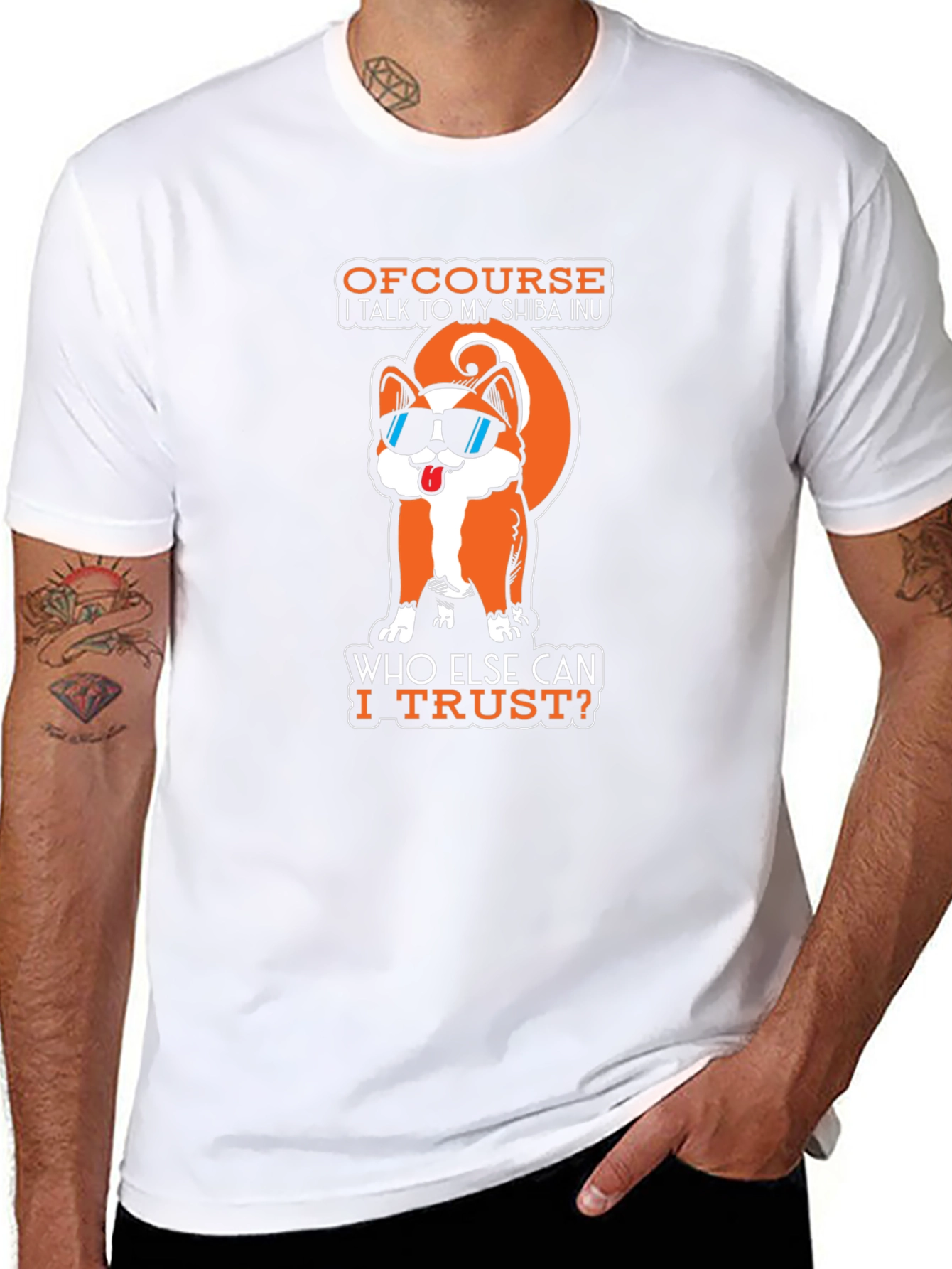 Shiba Inu Trust Graphic T-Shirt