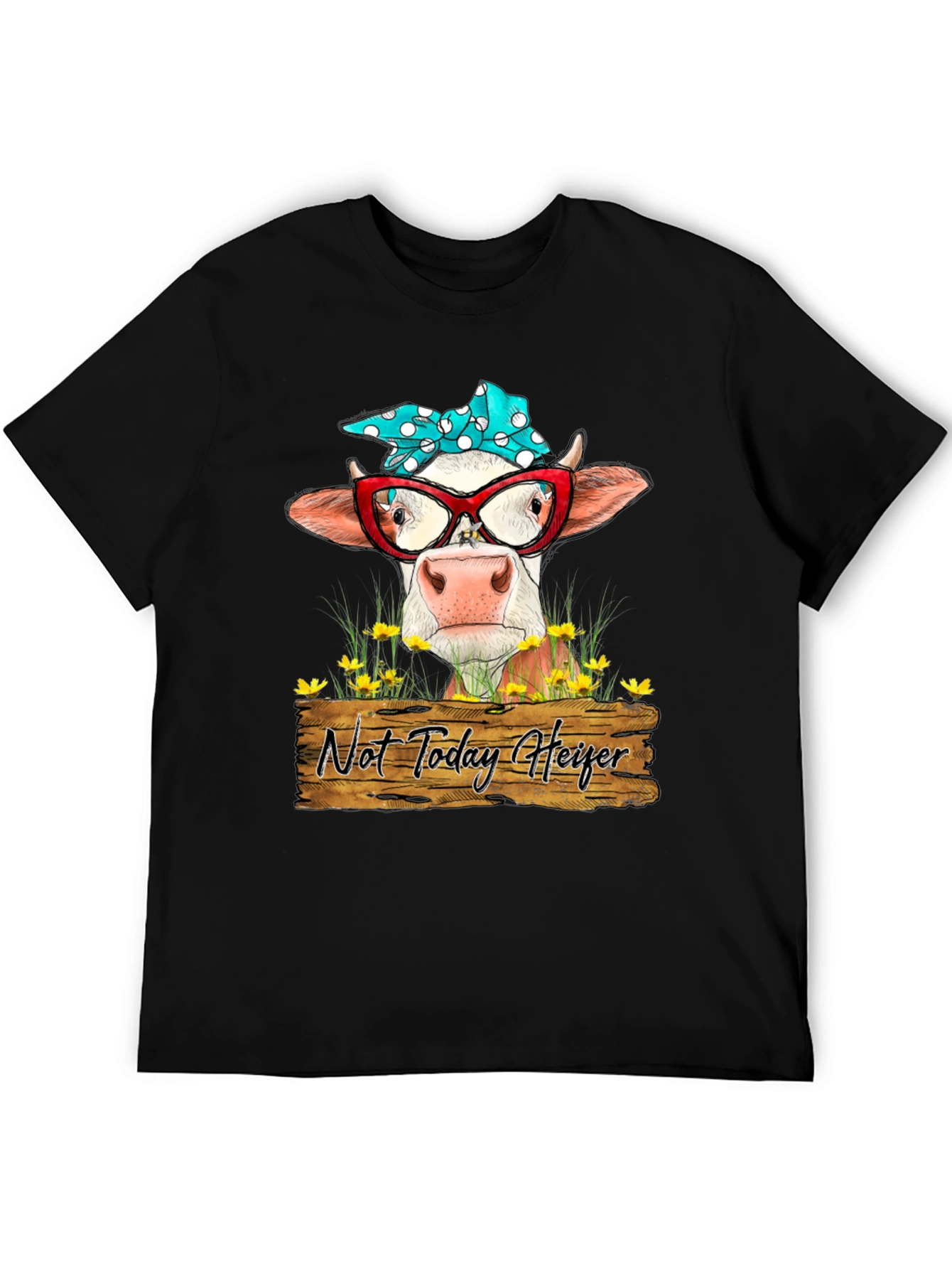 Funny Cow T-Shirt - Not Today Heifer