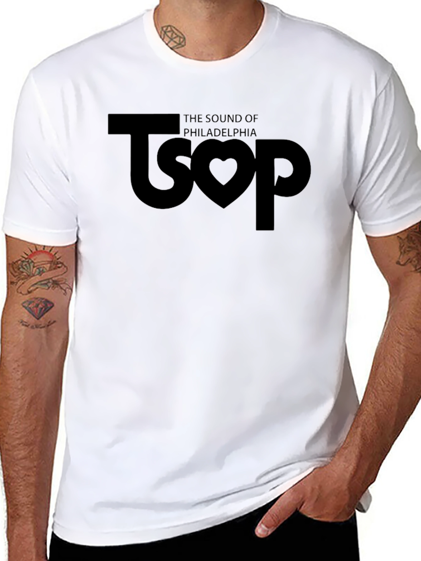 TSOP: The Sound of Philadelphia Black T-Shirt