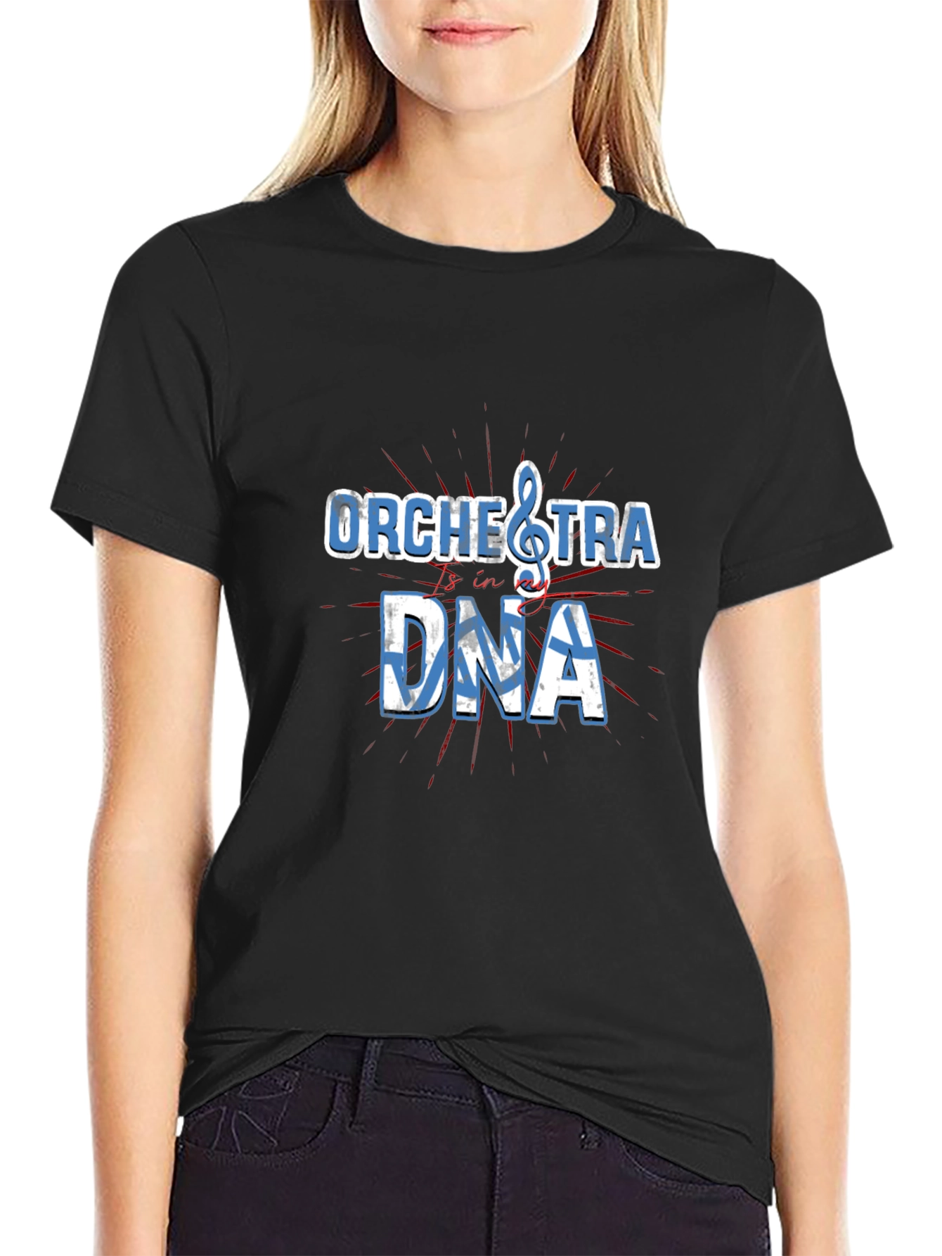Orchestra in DNA Graphic Tee - Musician T-Shirt