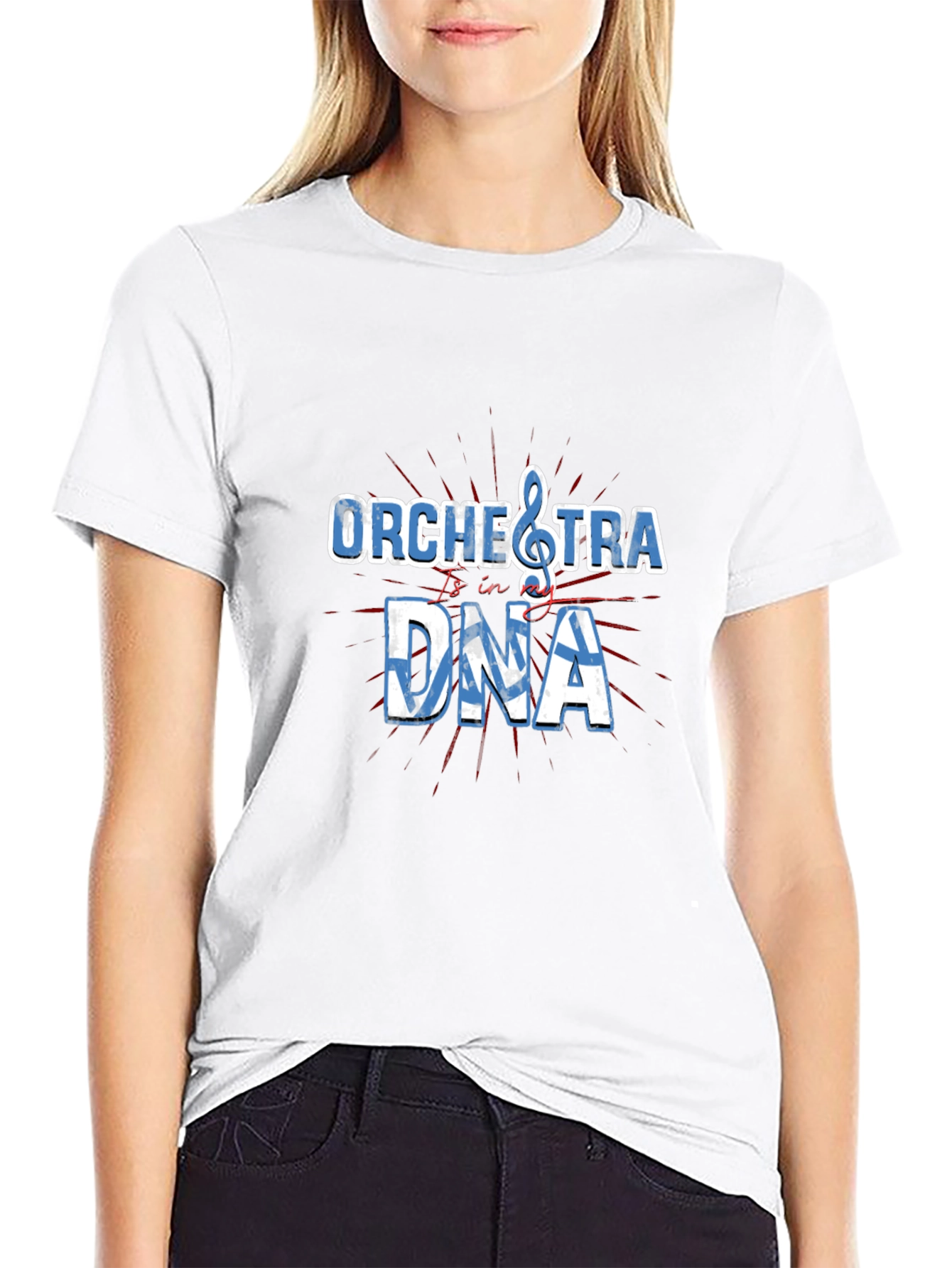 Orchestra in DNA Graphic Tee - Musician T-Shirt