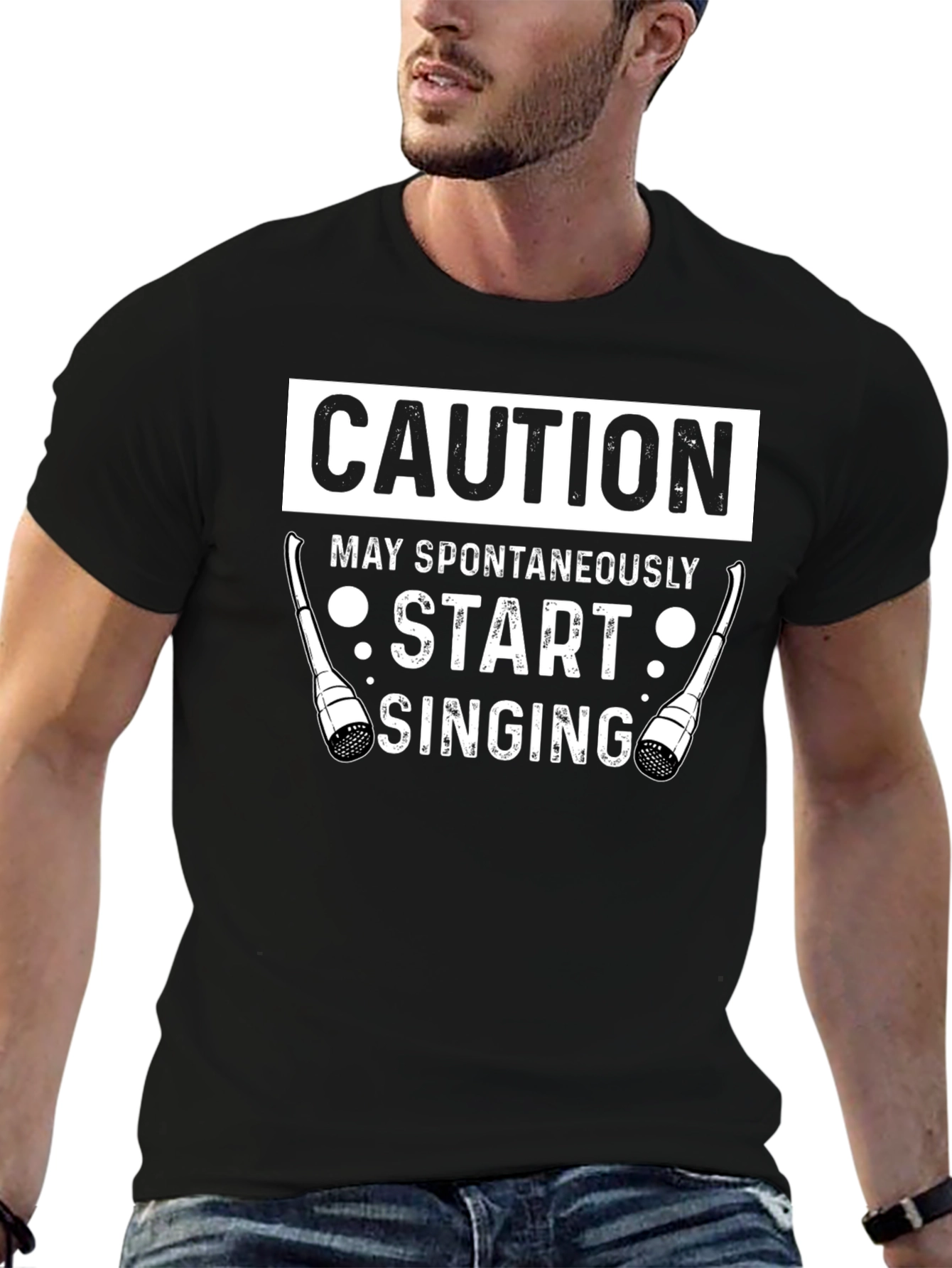 Caution May Spontaneously Start Singing T-Shirt