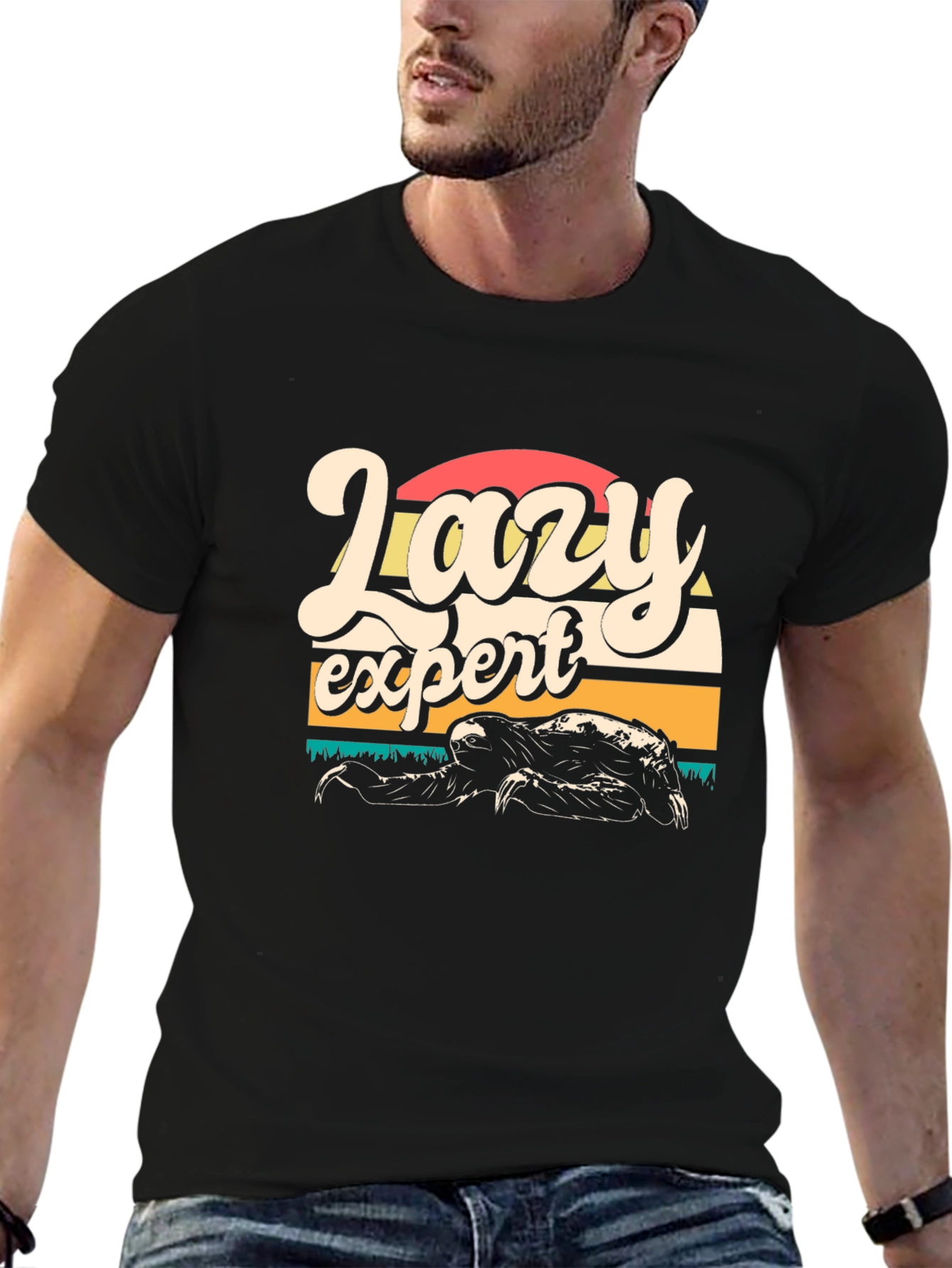 Lazy Expert T-Shirt - Funny Relaxed Graphic Tee