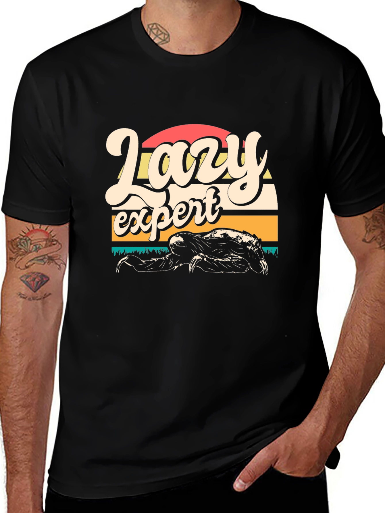 Lazy Expert T-Shirt - Funny Relaxed Graphic Tee