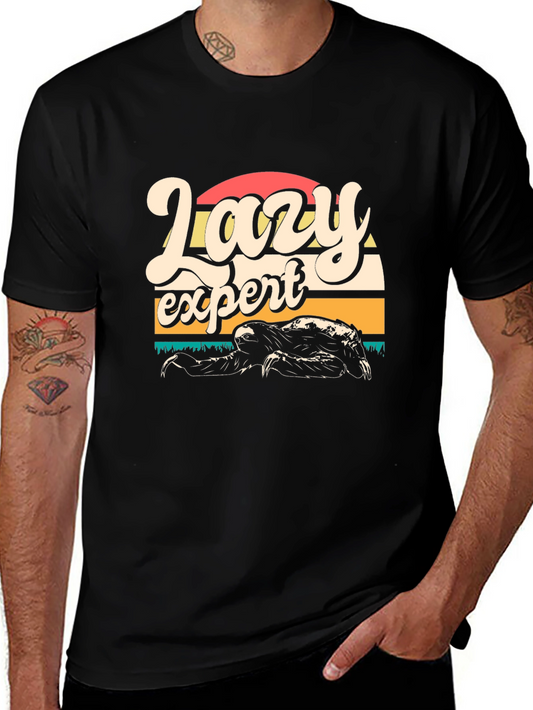 Lazy Expert T-Shirt - Funny Relaxed Graphic Tee