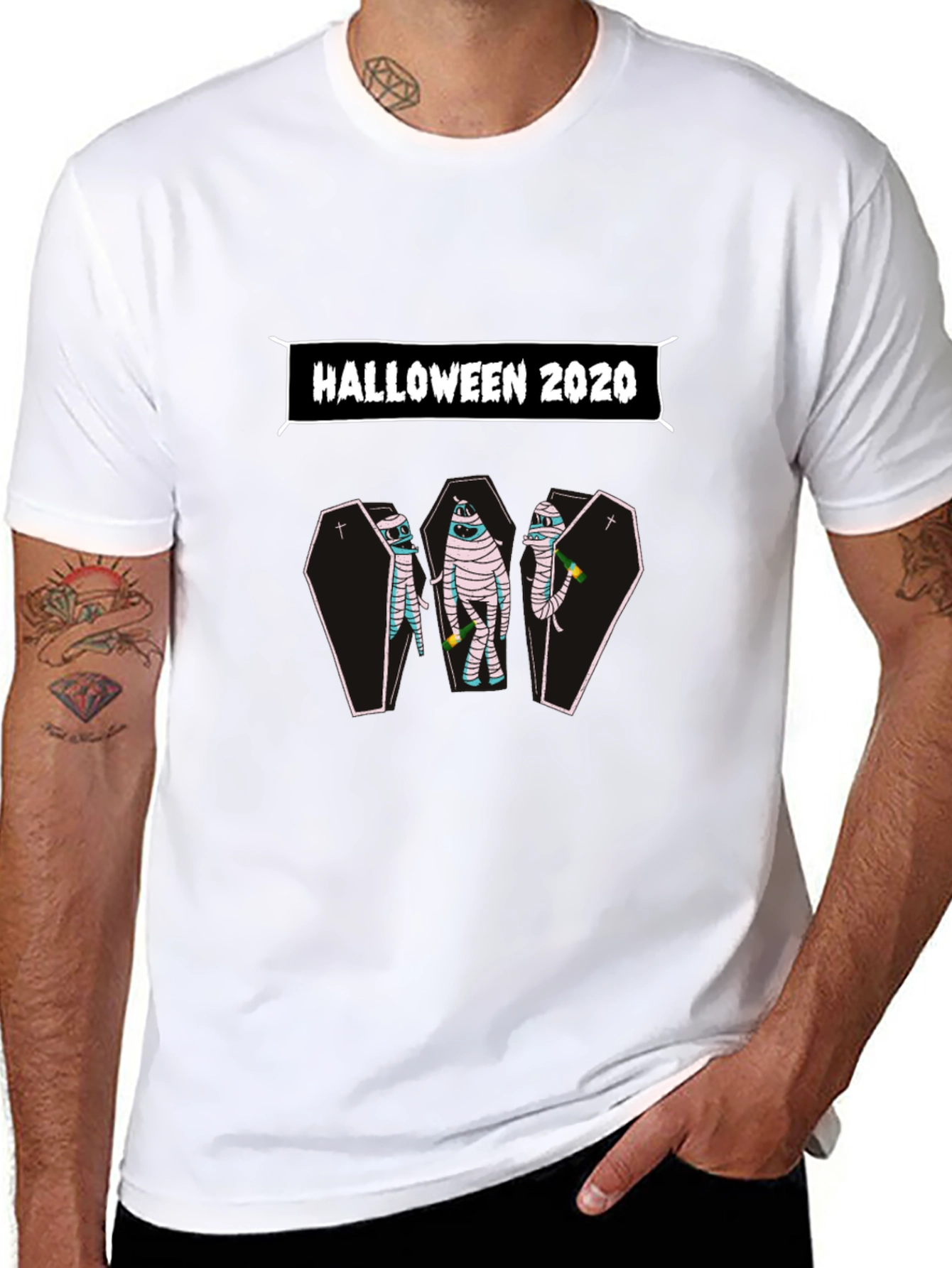 Halloween 2020 Mummy T-Shirt - Unique Graphic Tee