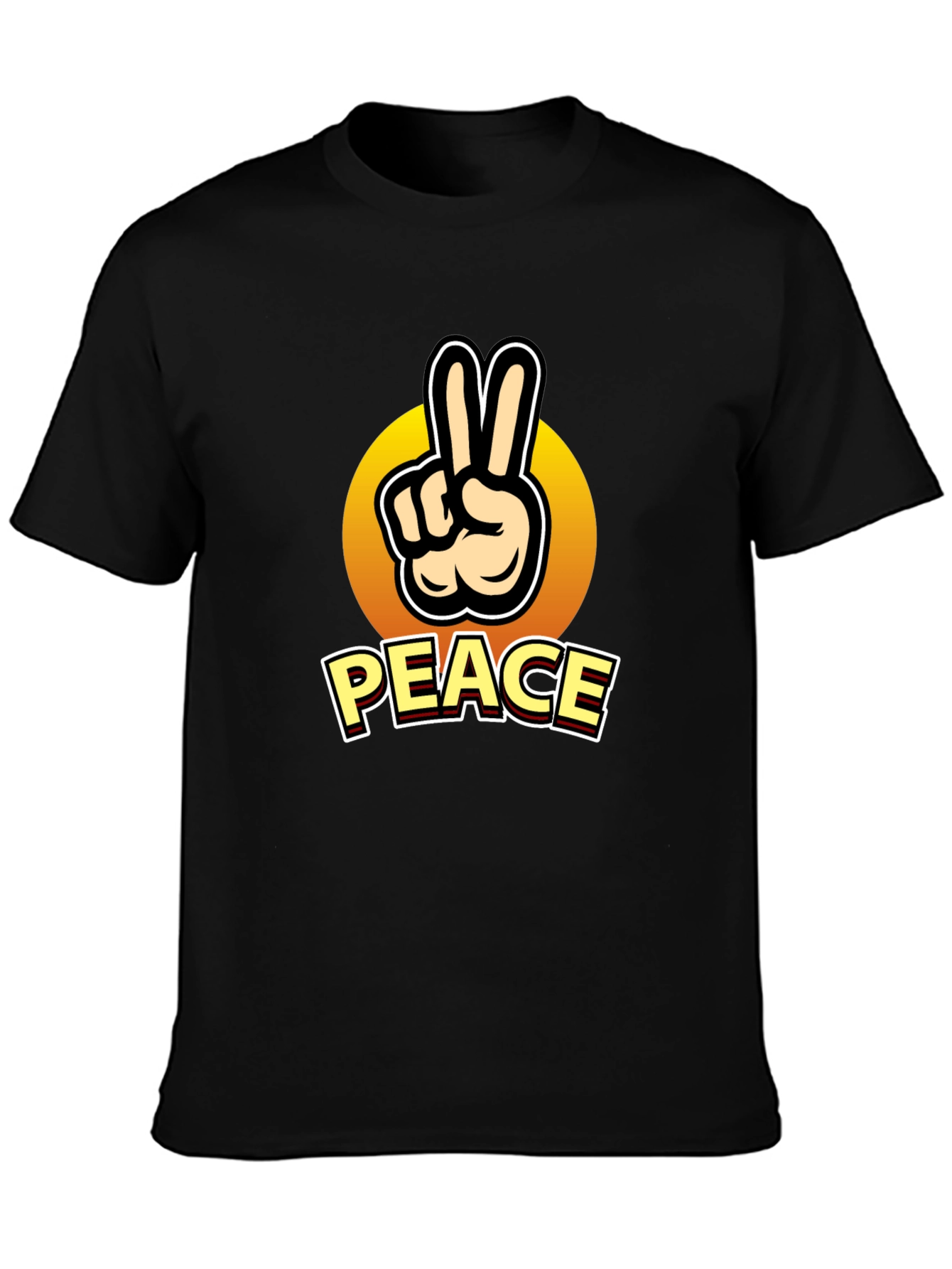 Peace Sign Graphic T-Shirt