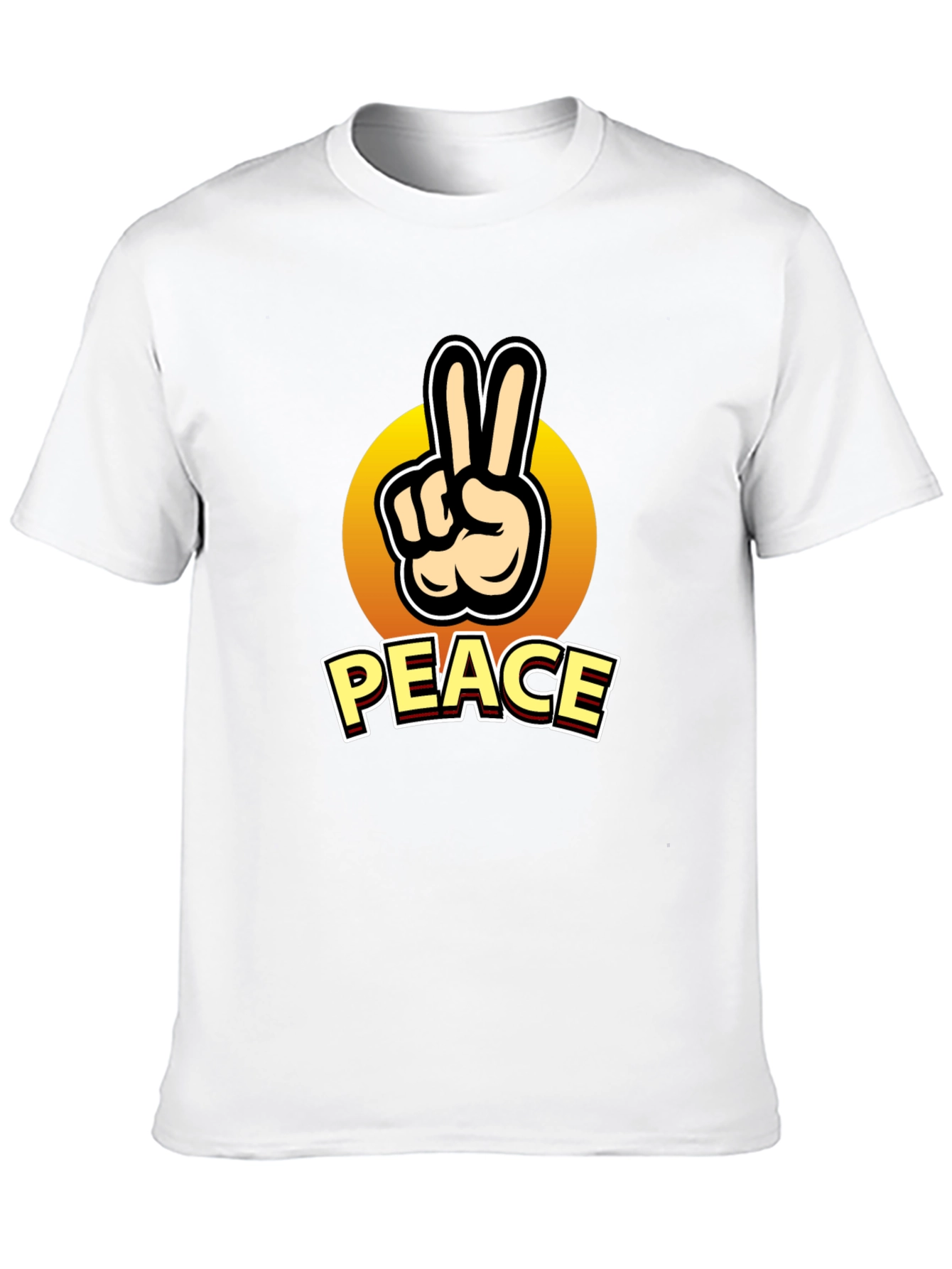 Peace Sign Graphic T-Shirt