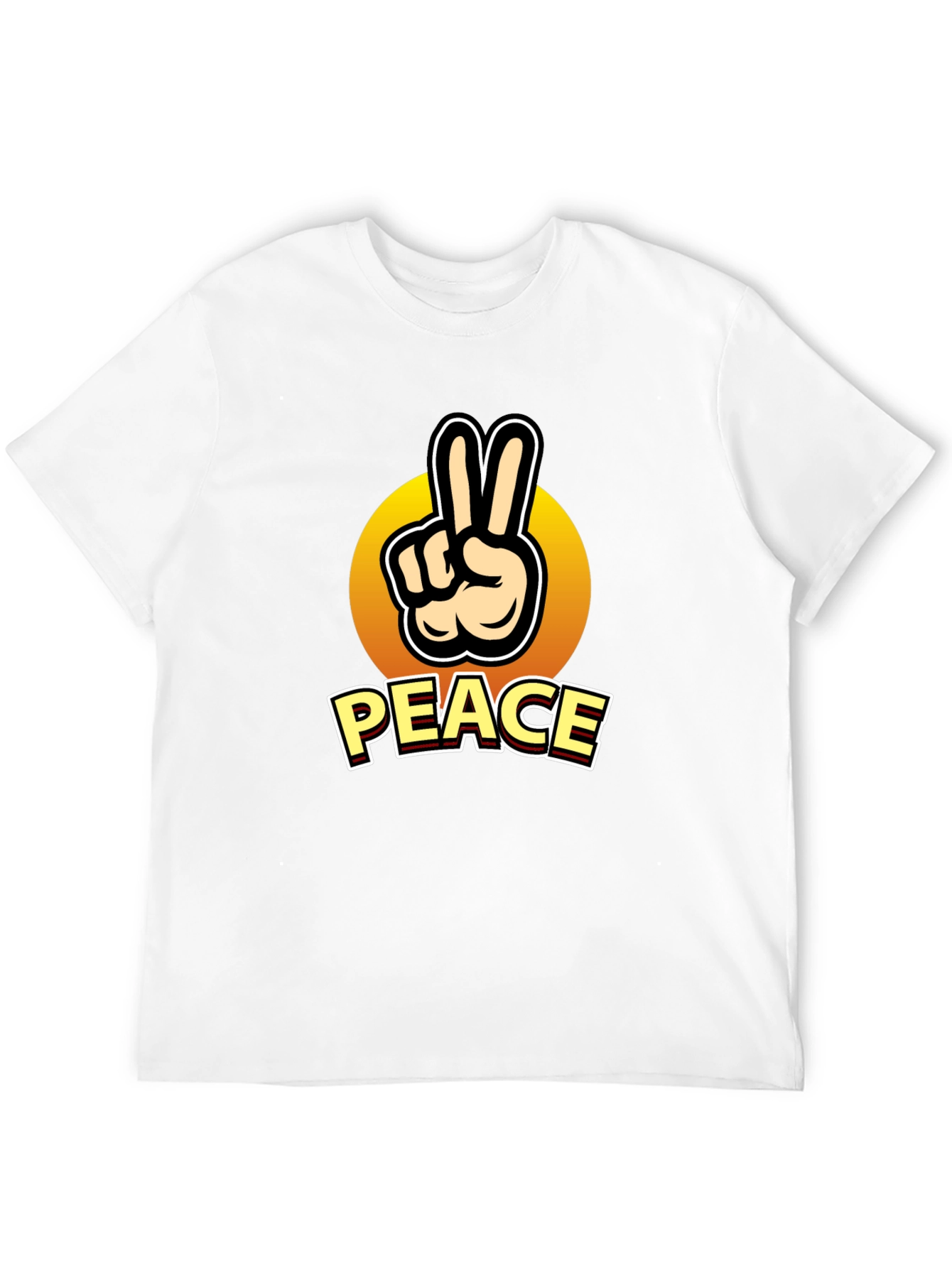 Peace Sign Graphic T-Shirt