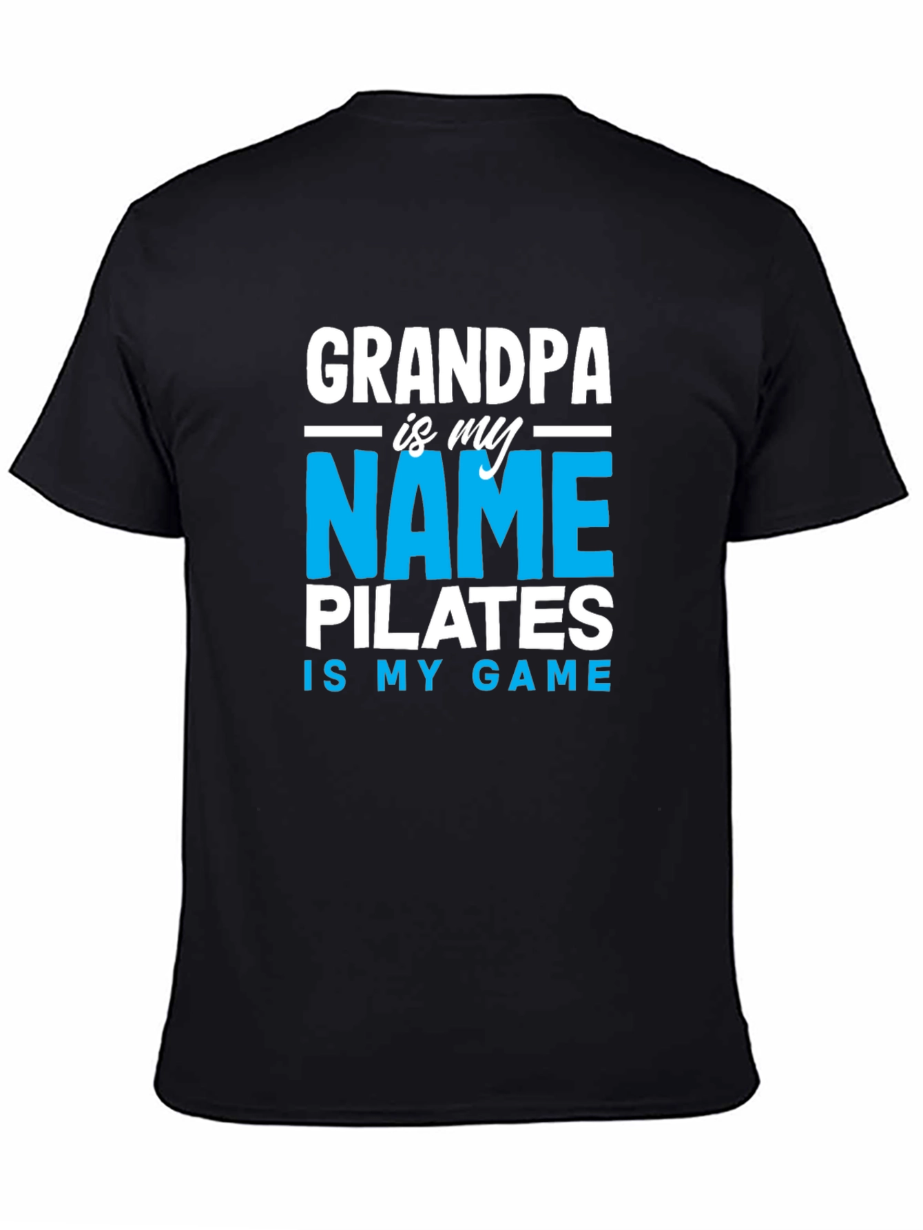 Grandpa Pilates Game T-Shirt Funny Exercise Tee