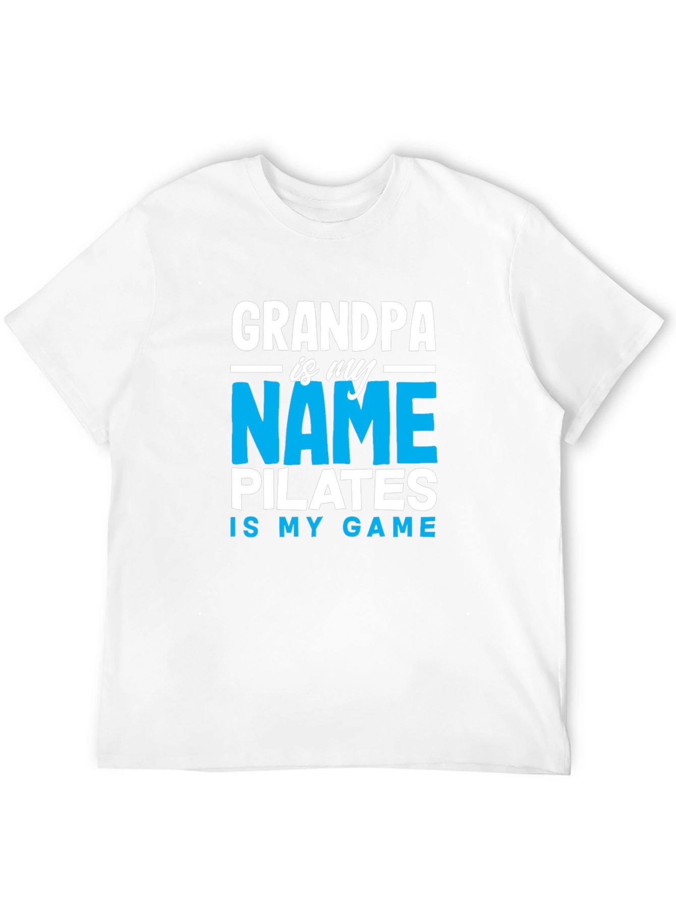 Grandpa Pilates Game T-Shirt Funny Exercise Tee