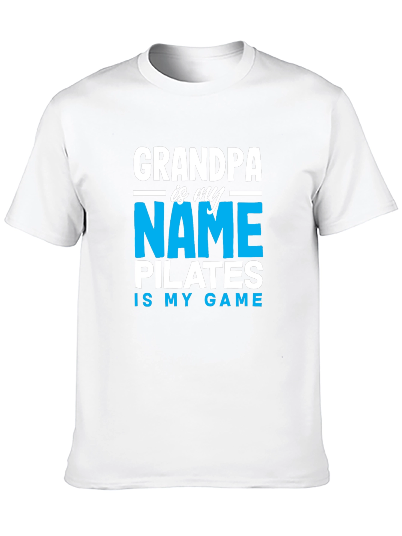 Grandpa Pilates Game T-Shirt Funny Exercise Tee