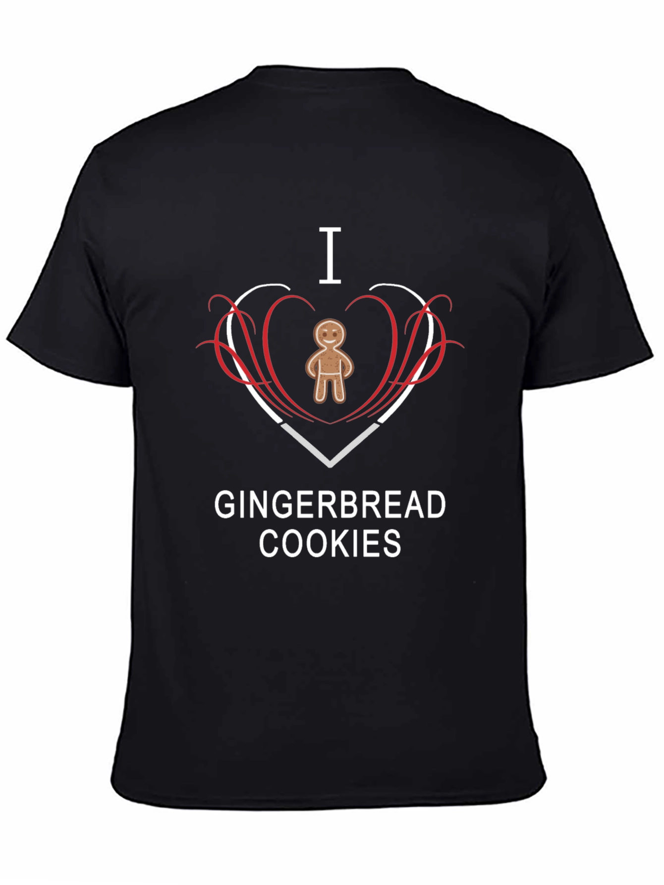 I Love Gingerbread Cookies Graphic T-Shirt