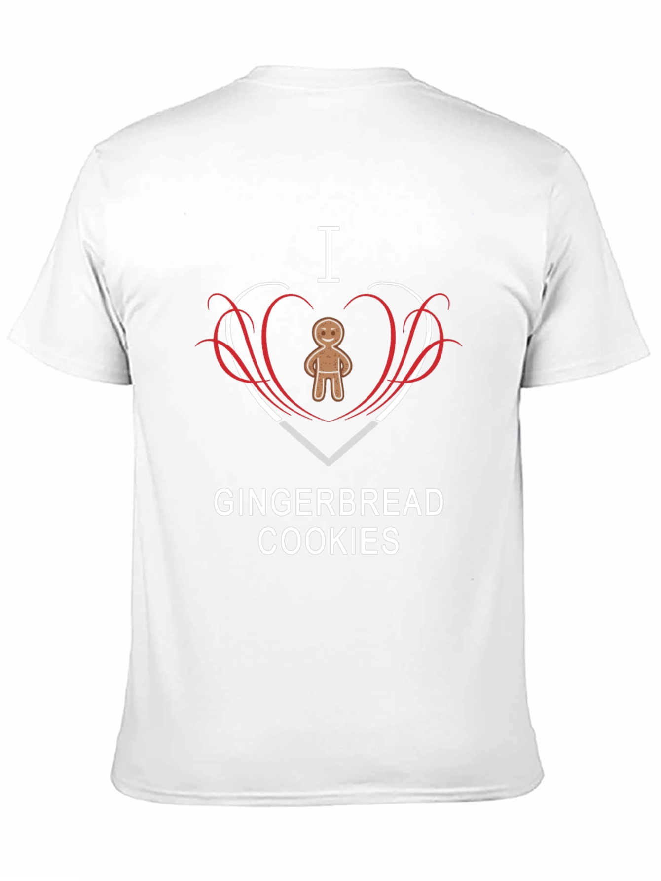 I Love Gingerbread Cookies Graphic T-Shirt