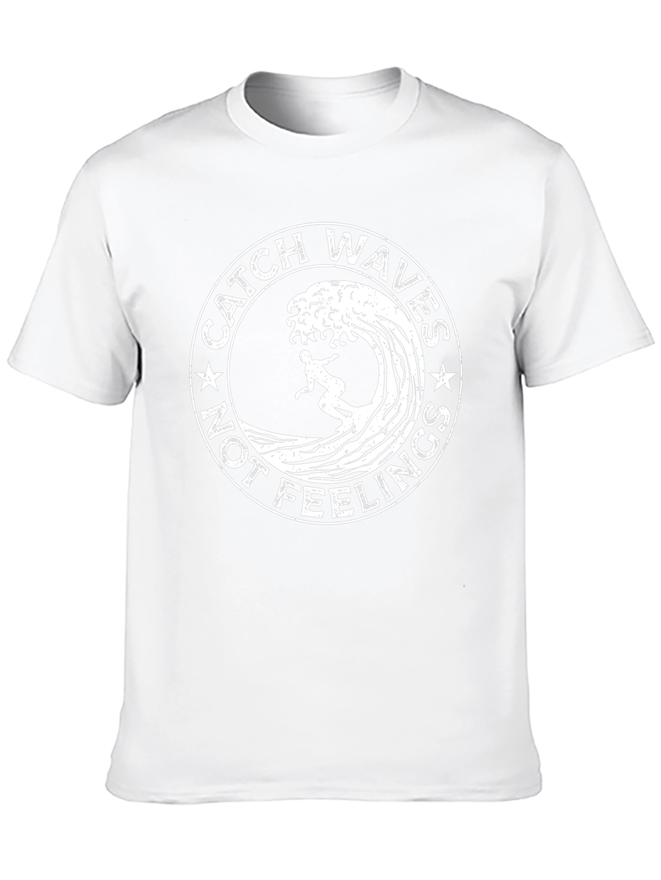 Catch Waves Graphic Tee - Surfer Vibe