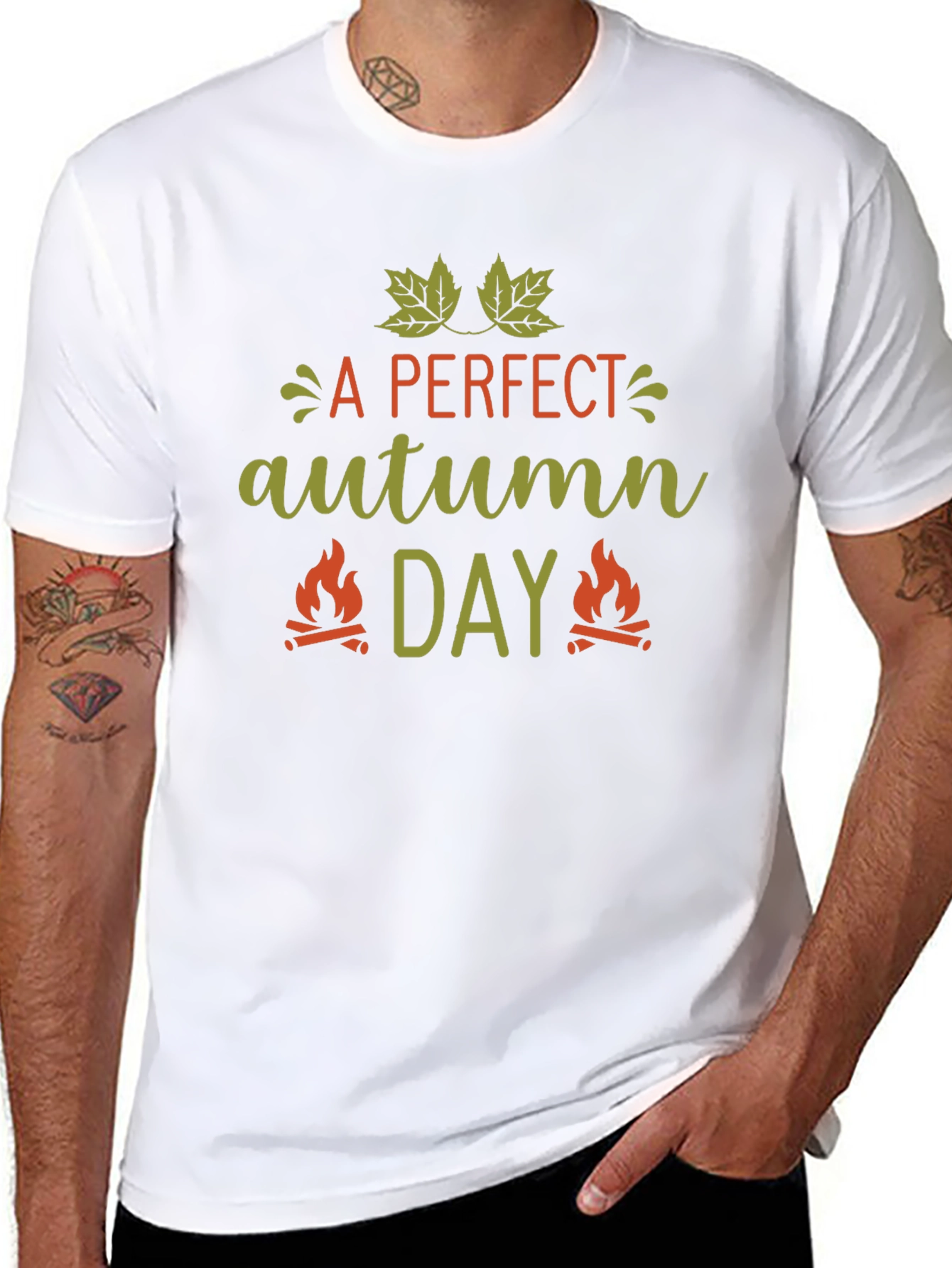 A Perfect Autumn Day Black T-Shirt