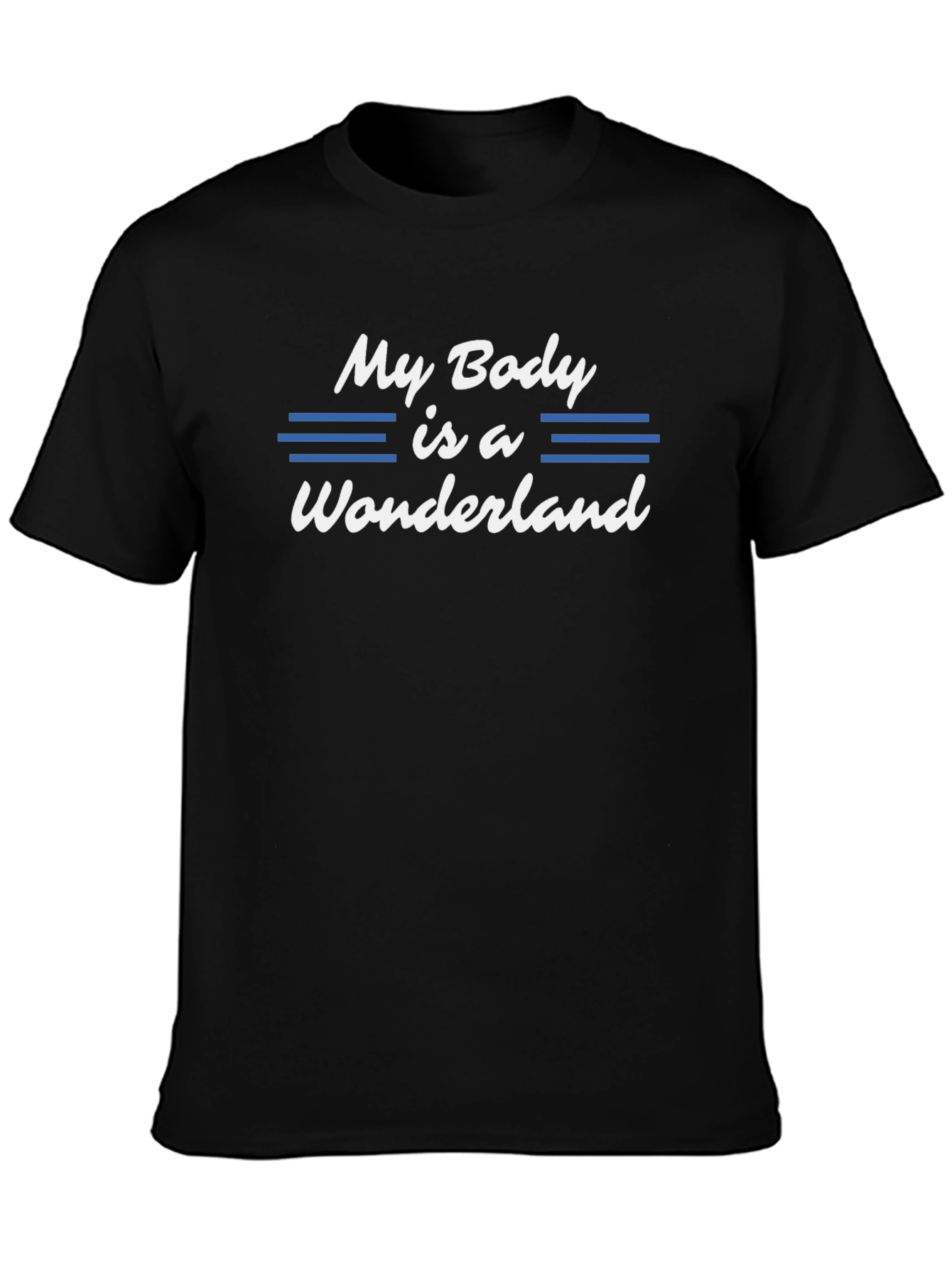 My Body is a Wonderland Graphic Tee - Black
