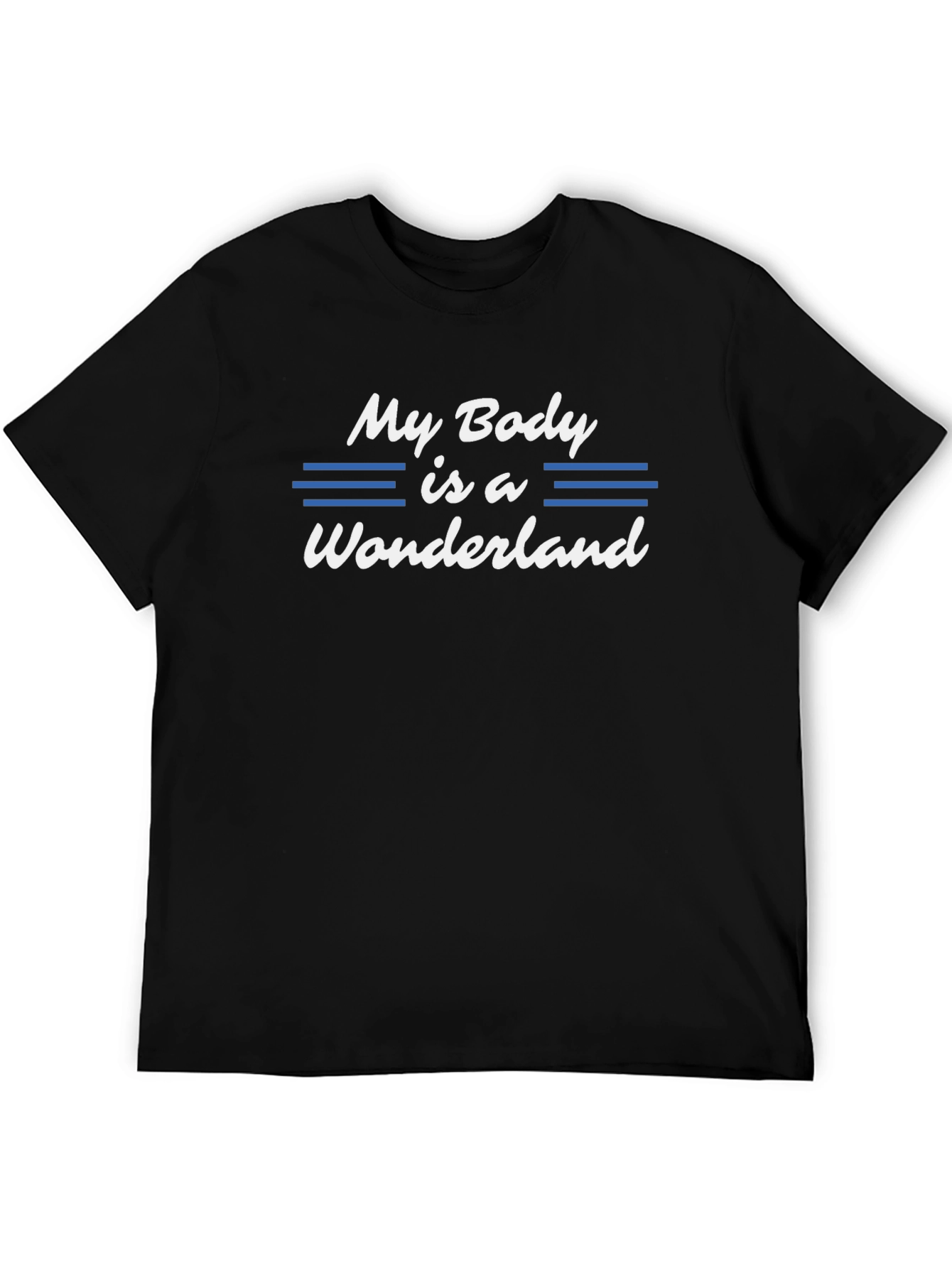 My Body is a Wonderland Graphic Tee - Black