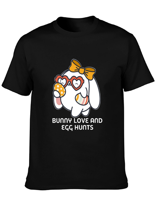 Bunny Love & Egg Hunts Graphic T-Shirt